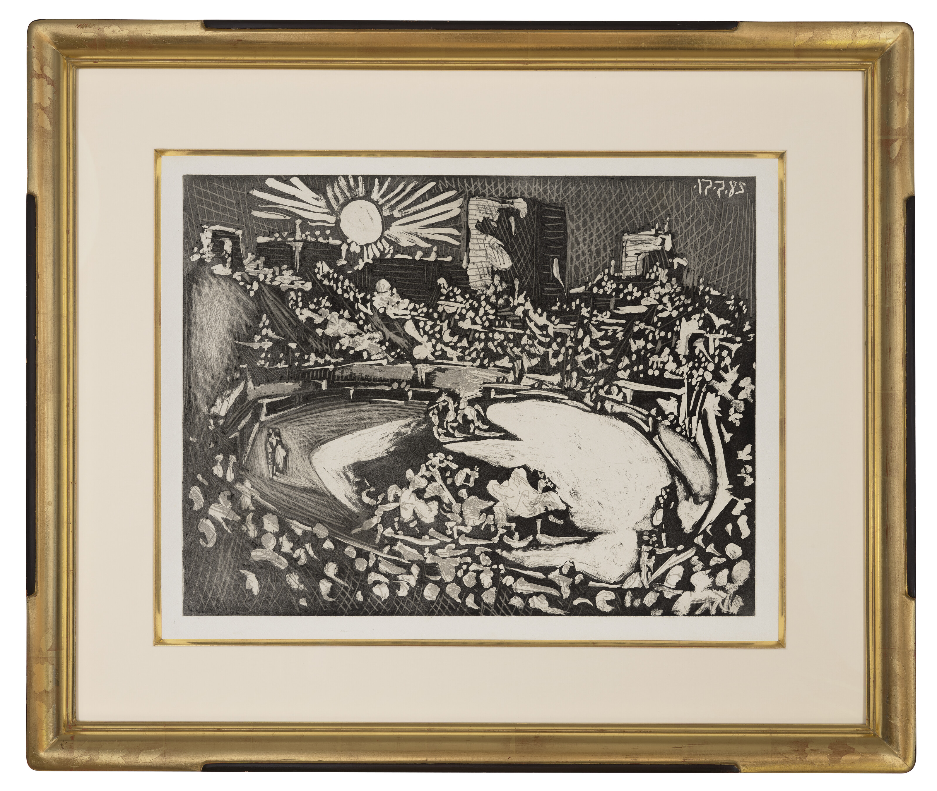 Pablo Picasso — Коррида в Арле: три гравюры, изображение 7