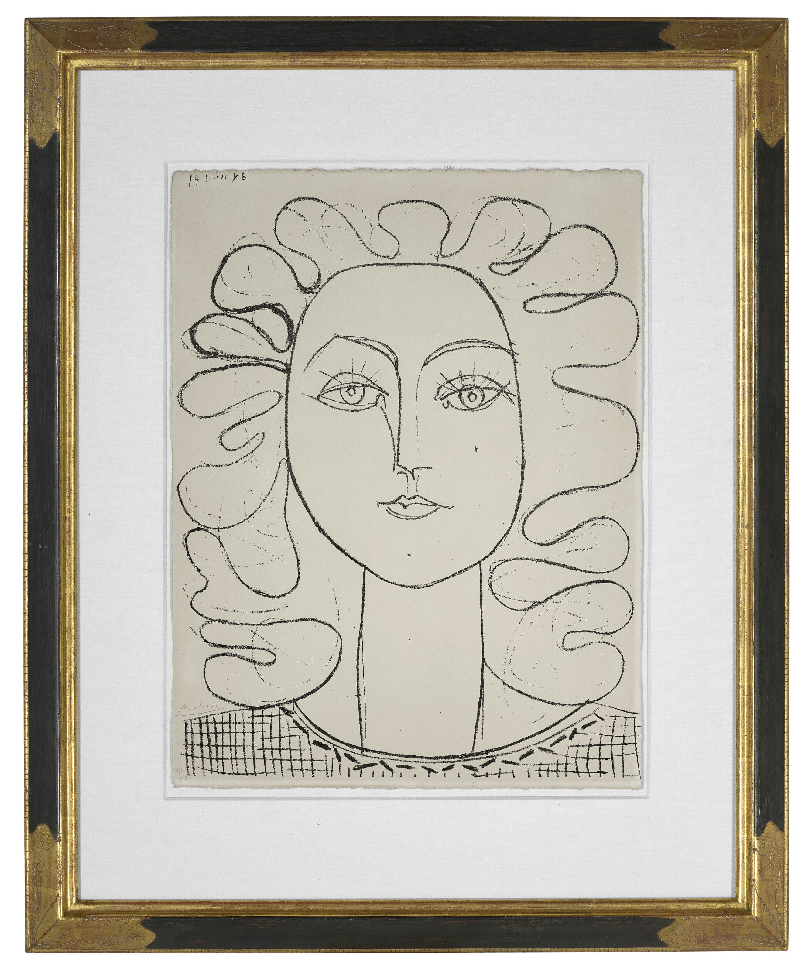 Pablo Picasso — Франсуаза в шевроле ондулес, изображение 2