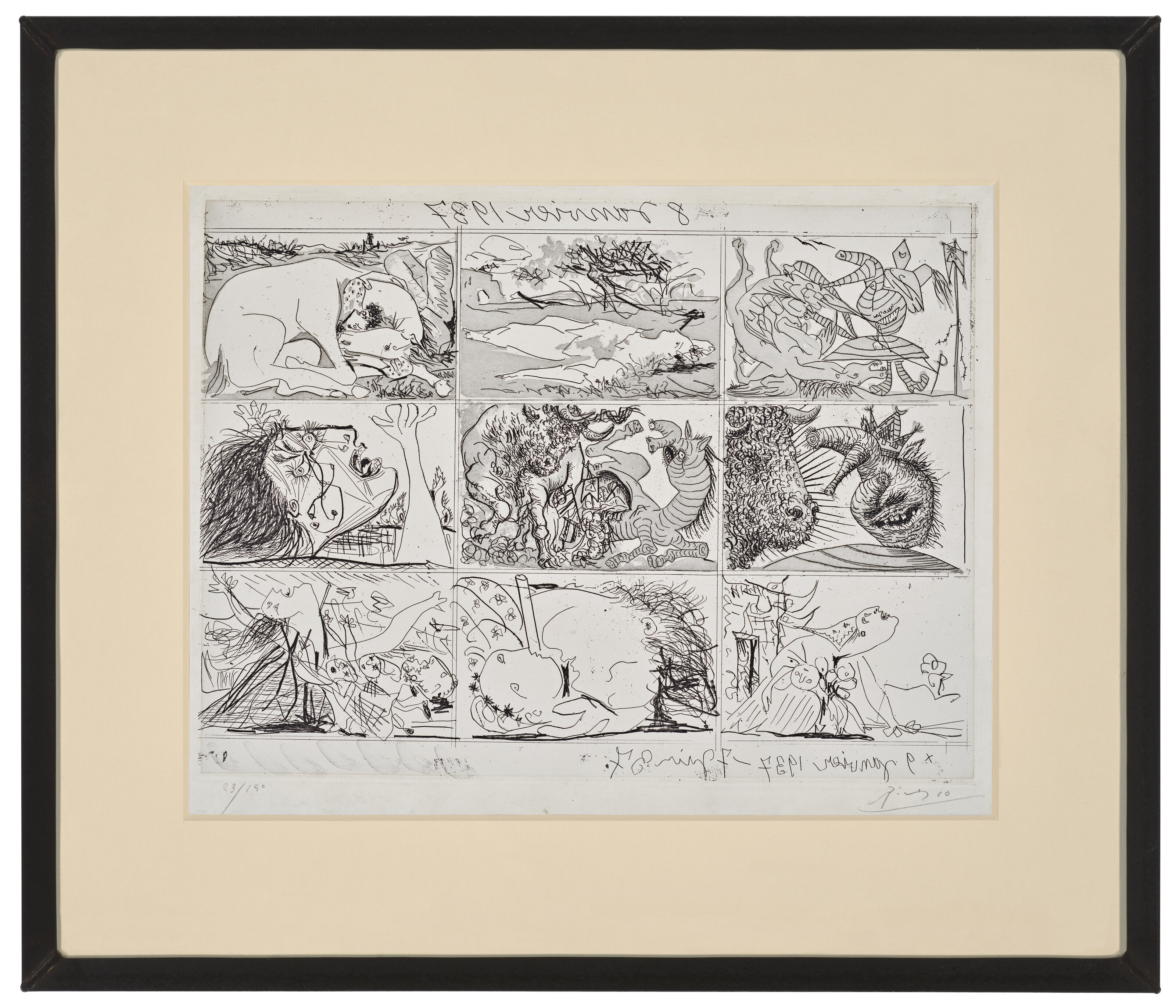 Pablo Picasso — Сын и мать Франко, изображение 3