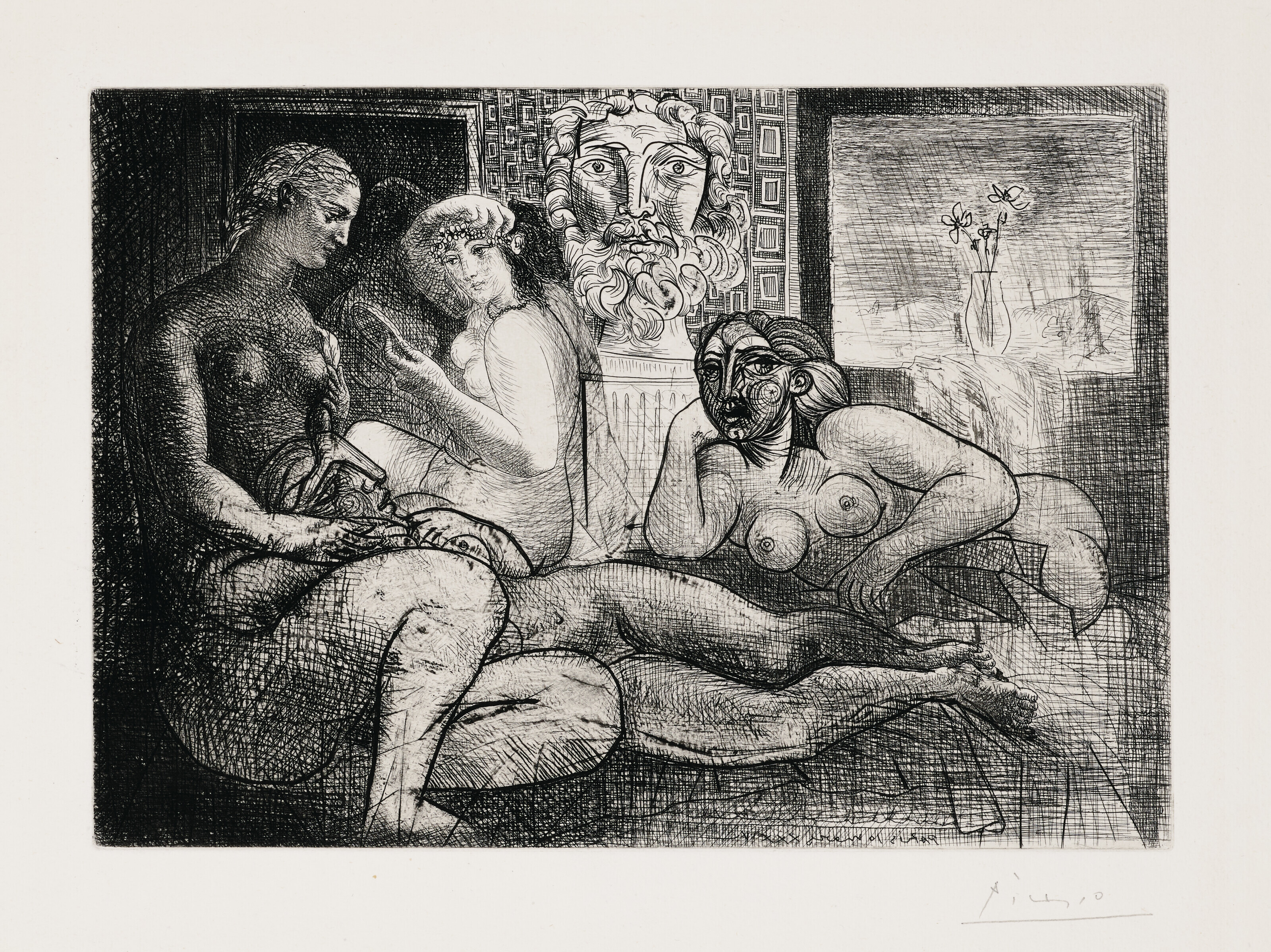 Pablo Picasso — "Четыре новые женщины и их скульптура наедине" , автор: Ла Сюит Воллар, изображение 4