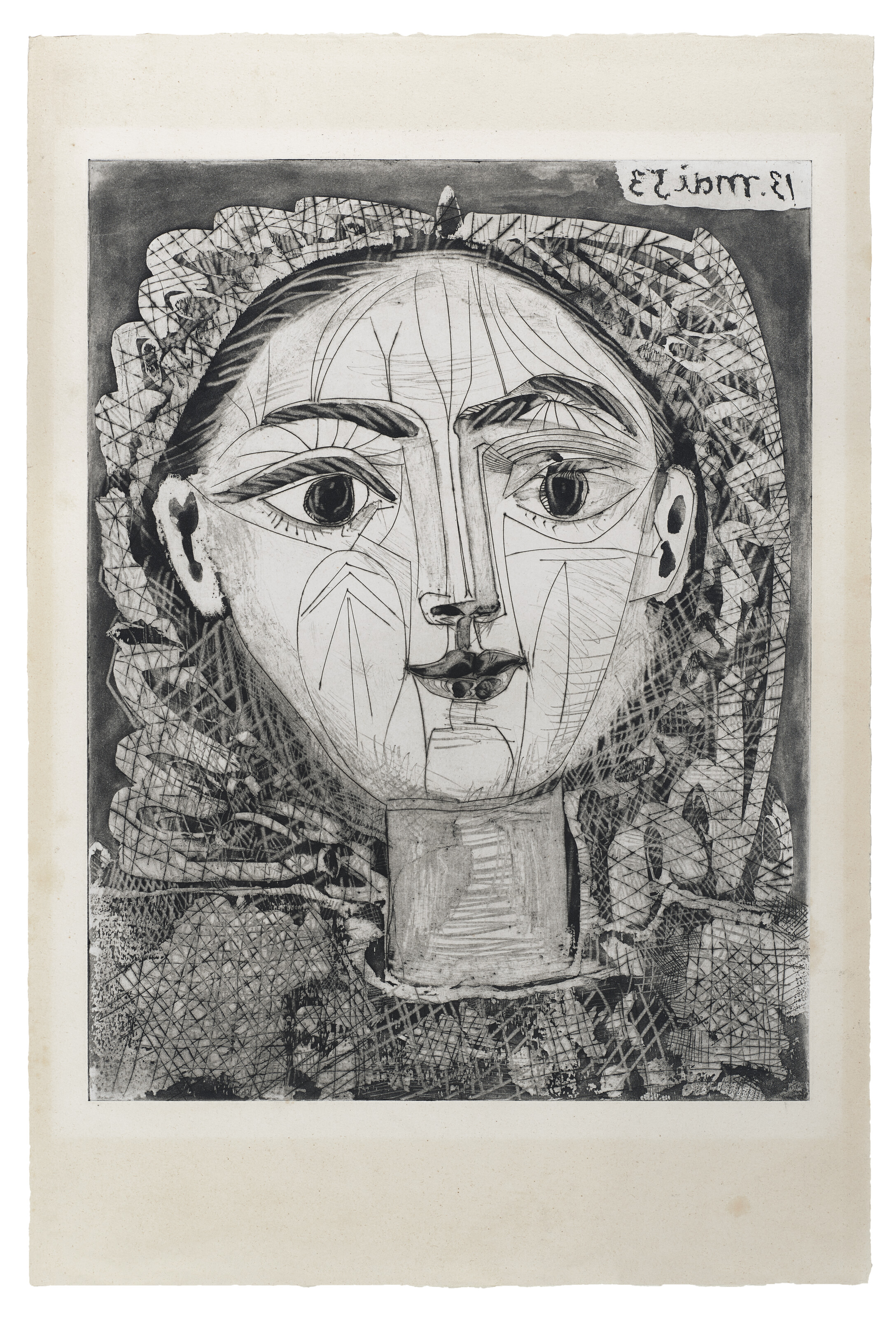 Pablo Picasso — Портрет Франсуазы а-ля Ресиль, изображение 3