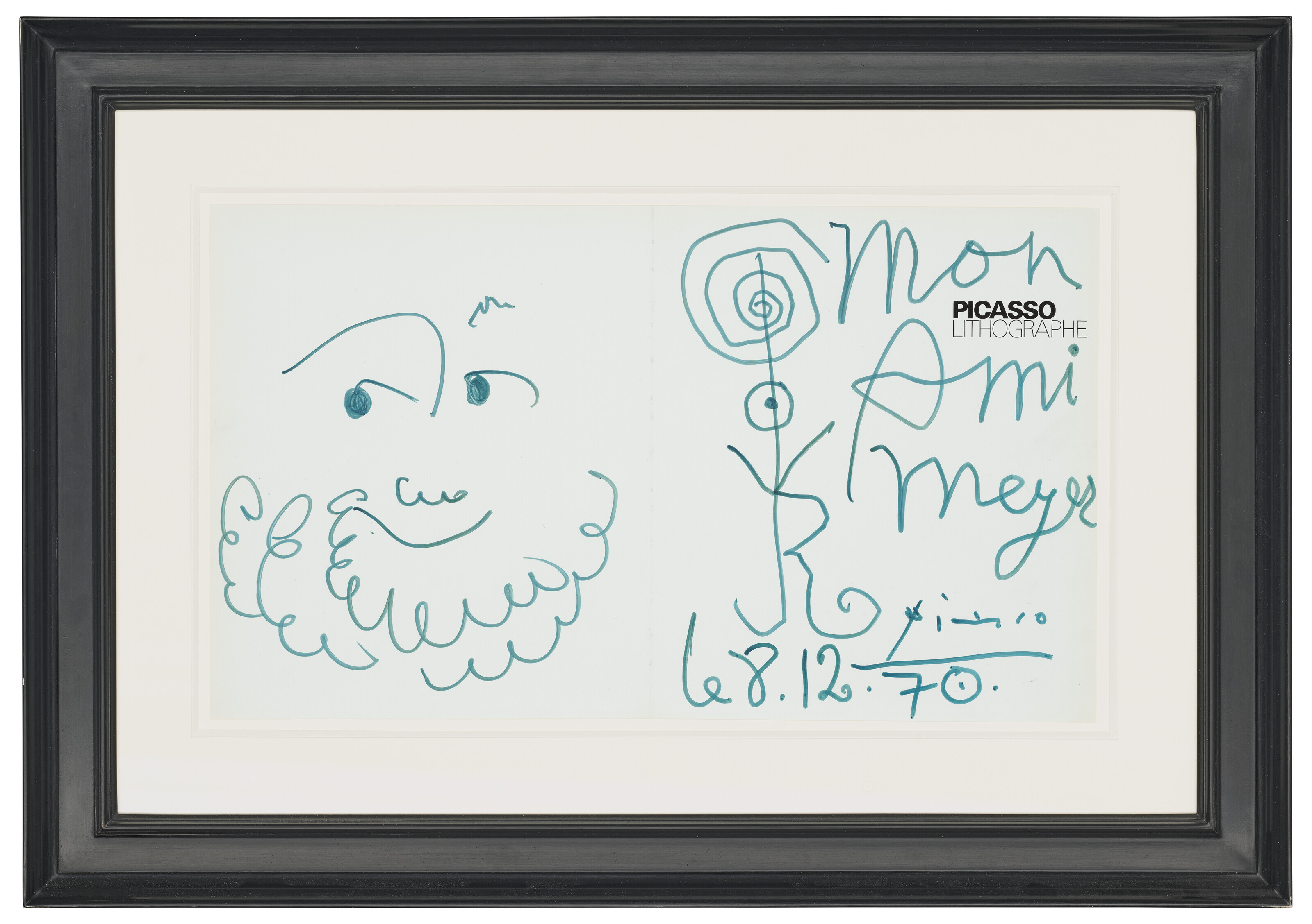 Pablo Picasso — Визаж барбу (мой друг Мейер), изображение 2