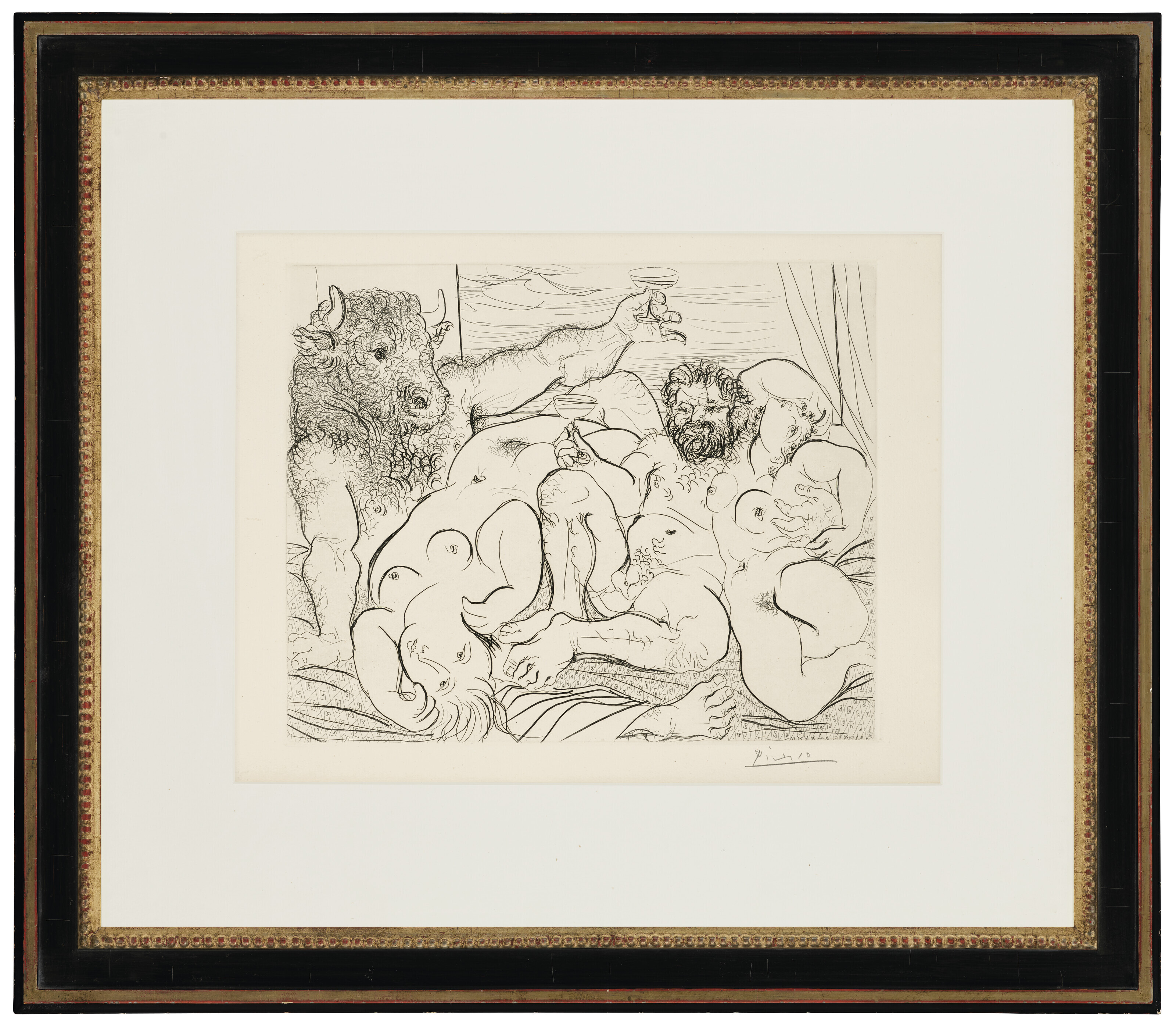 Pablo Picasso — Сцена "Вакханалия с минотавром" , автор: Сюита Воллар, изображение 2