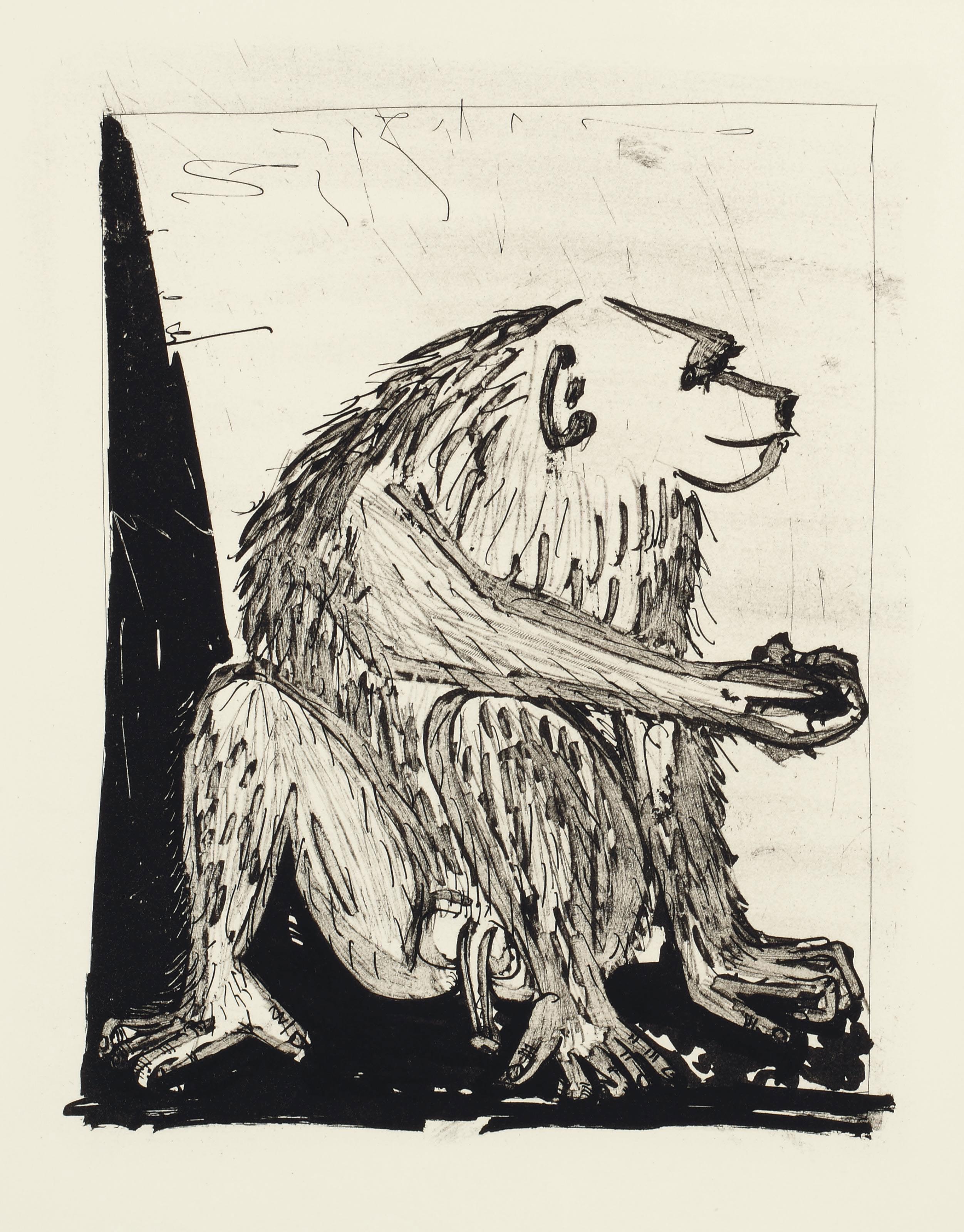 Pablo Picasso — Оригинальные туалетные воды для текстов Буффона, Мартин Фабиани, Париж, 1942 (стр. 328-358; Ba. 575-605; C. books 37), изображение 4