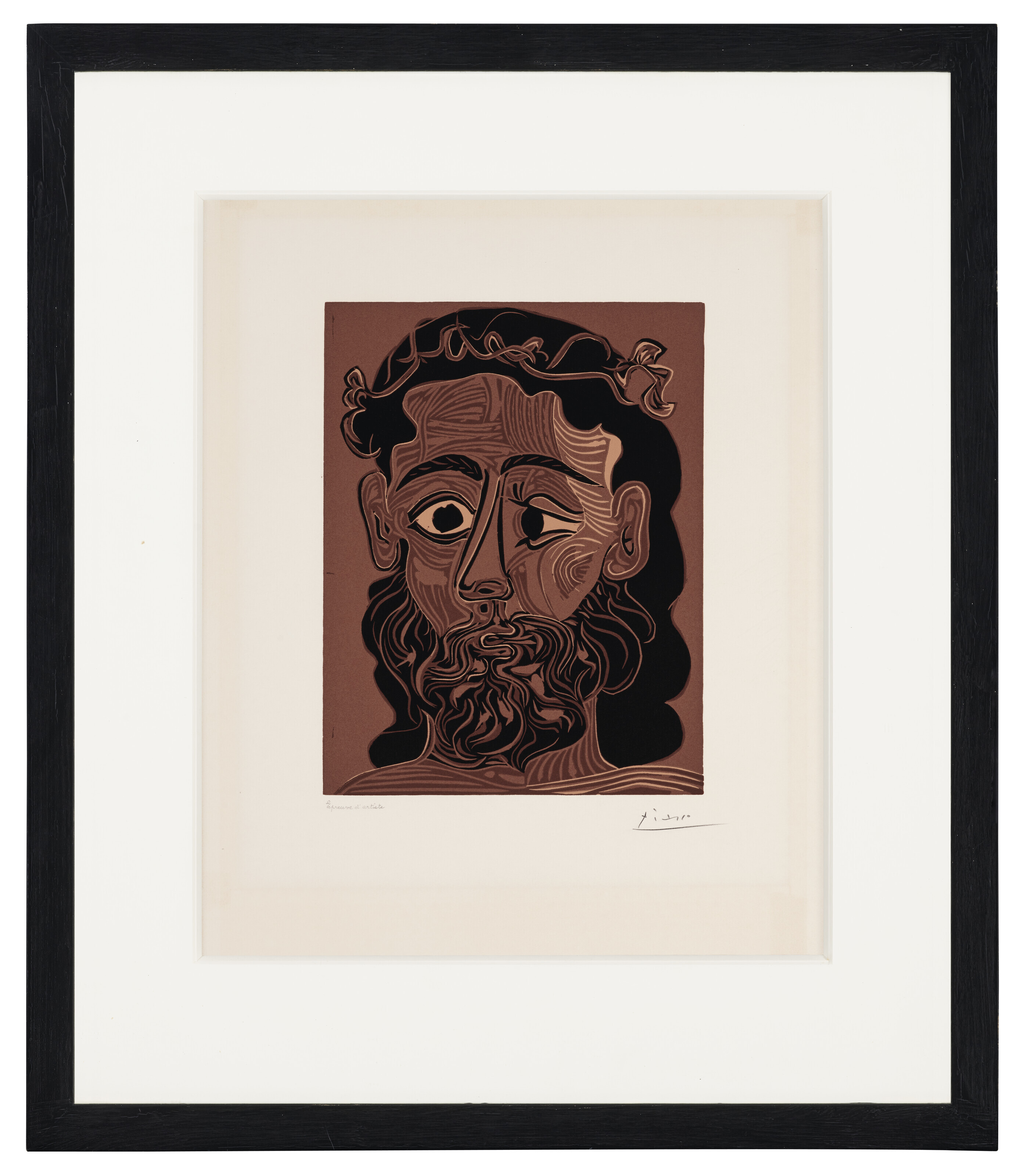 Pablo Picasso — Я люблю барбу, украшенный фельетонами из виньетки., изображение 2