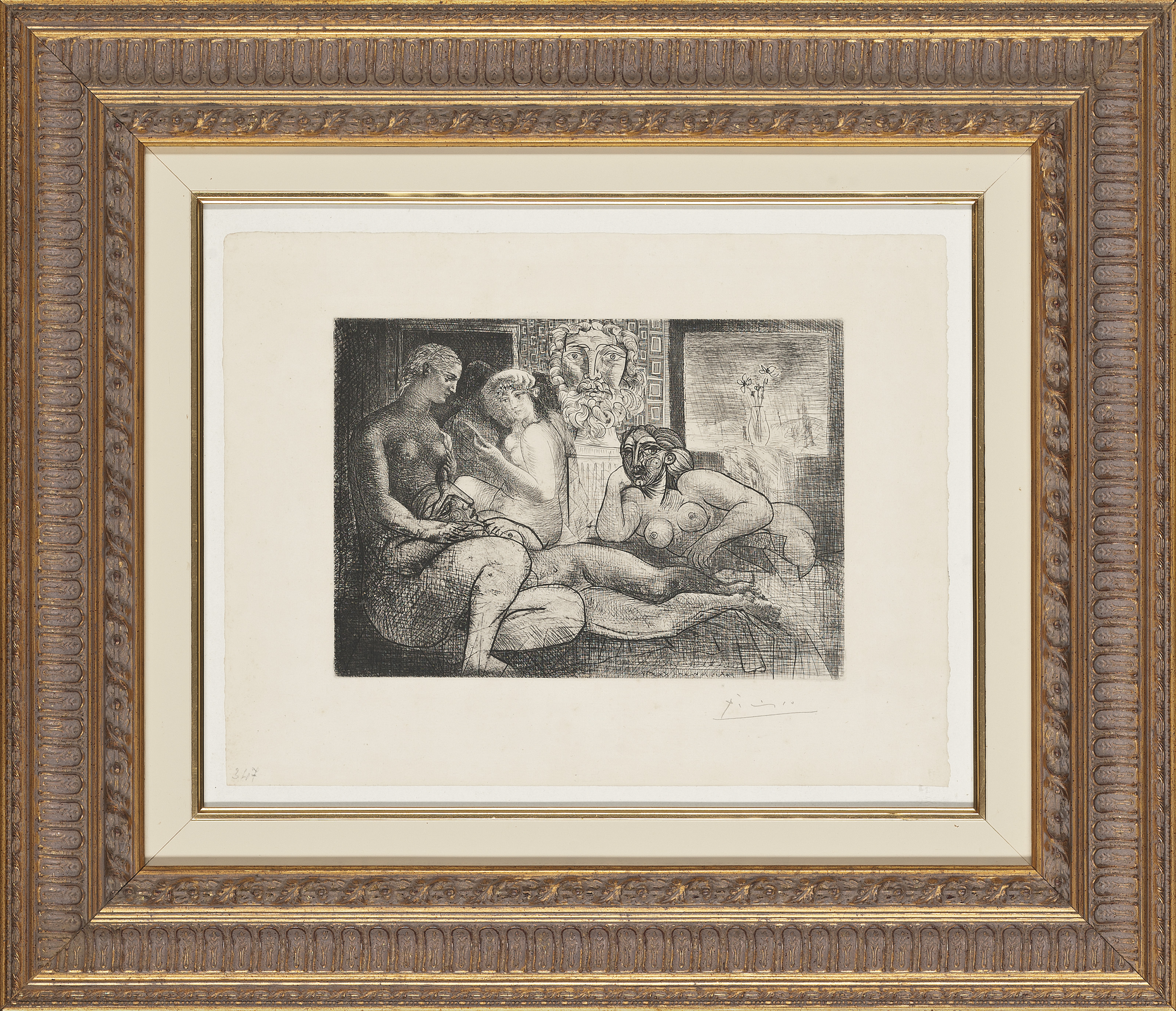 Pablo Picasso — "Четыре новые женщины и их скульптура наедине", автор: Ла Сюит Воллар, изображение 2