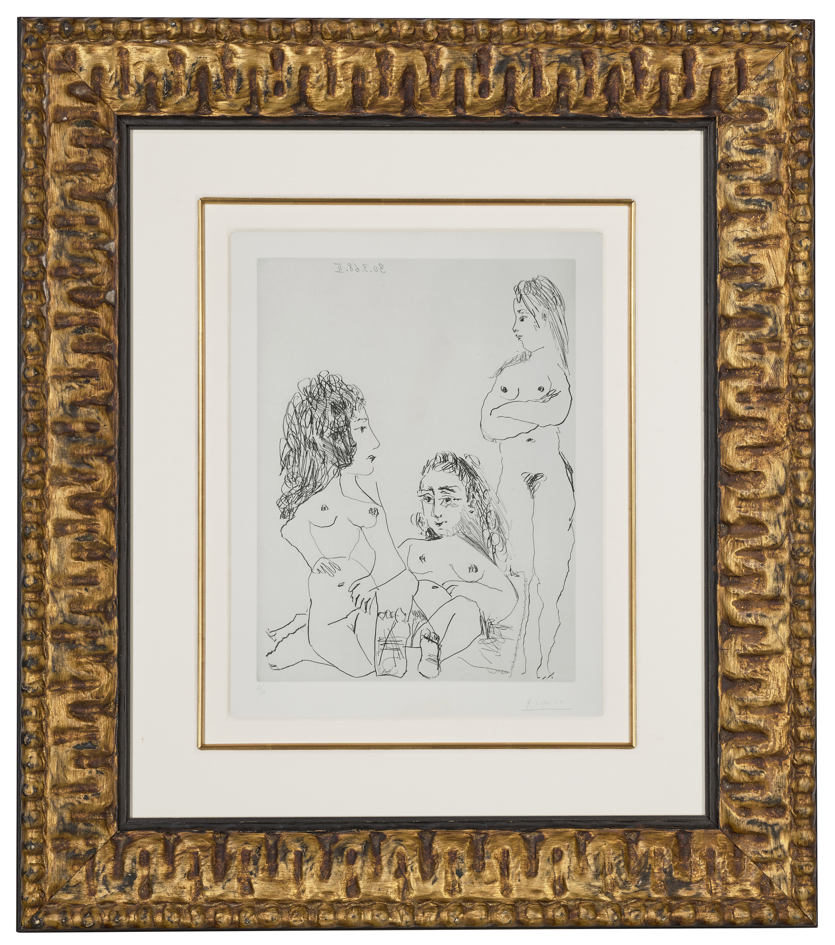 Pablo Picasso — Ла Сери 347: три отпечатка, изображение 5