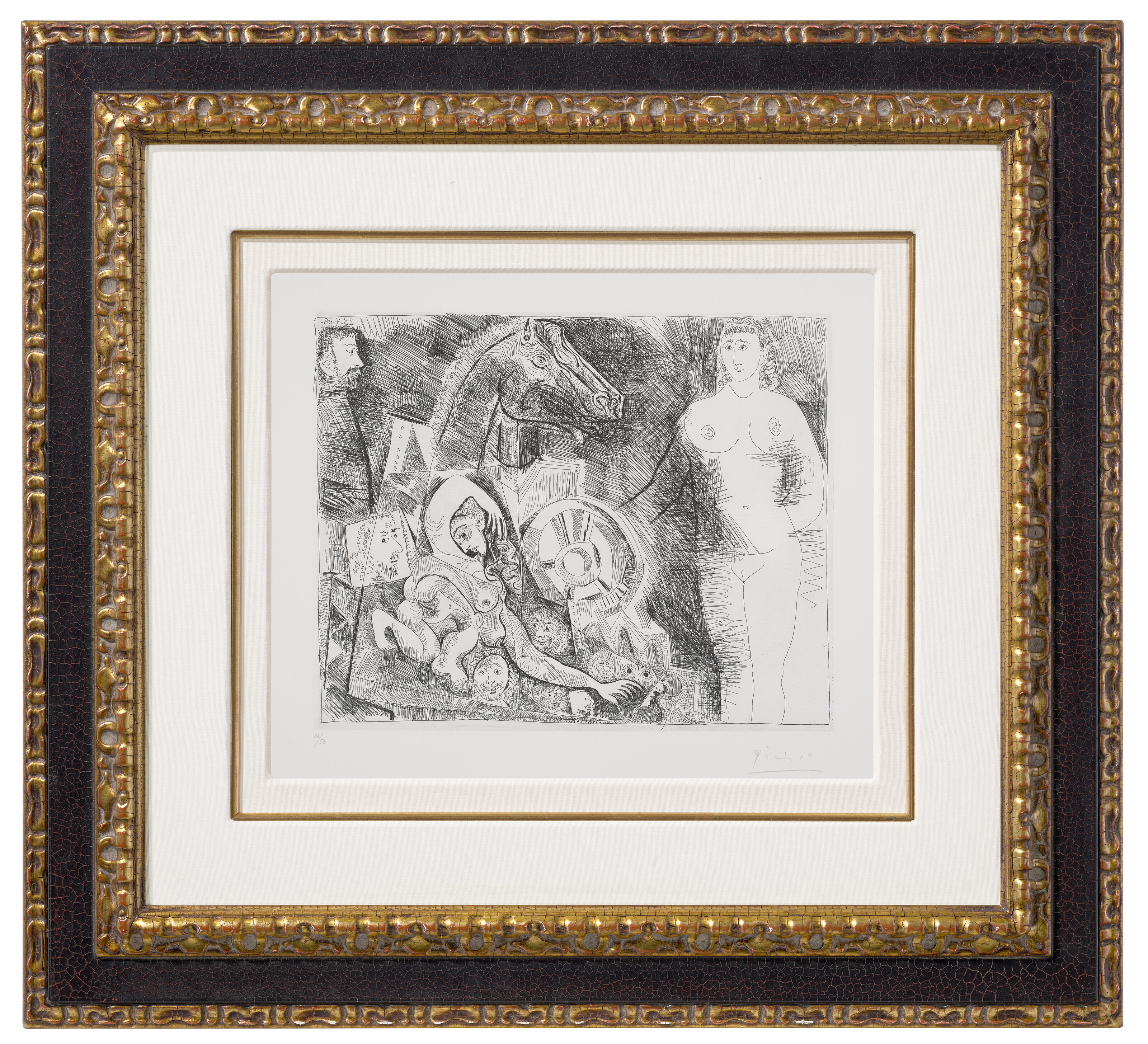 Pablo Picasso — Ла Сери 347: три отпечатка, изображение 7