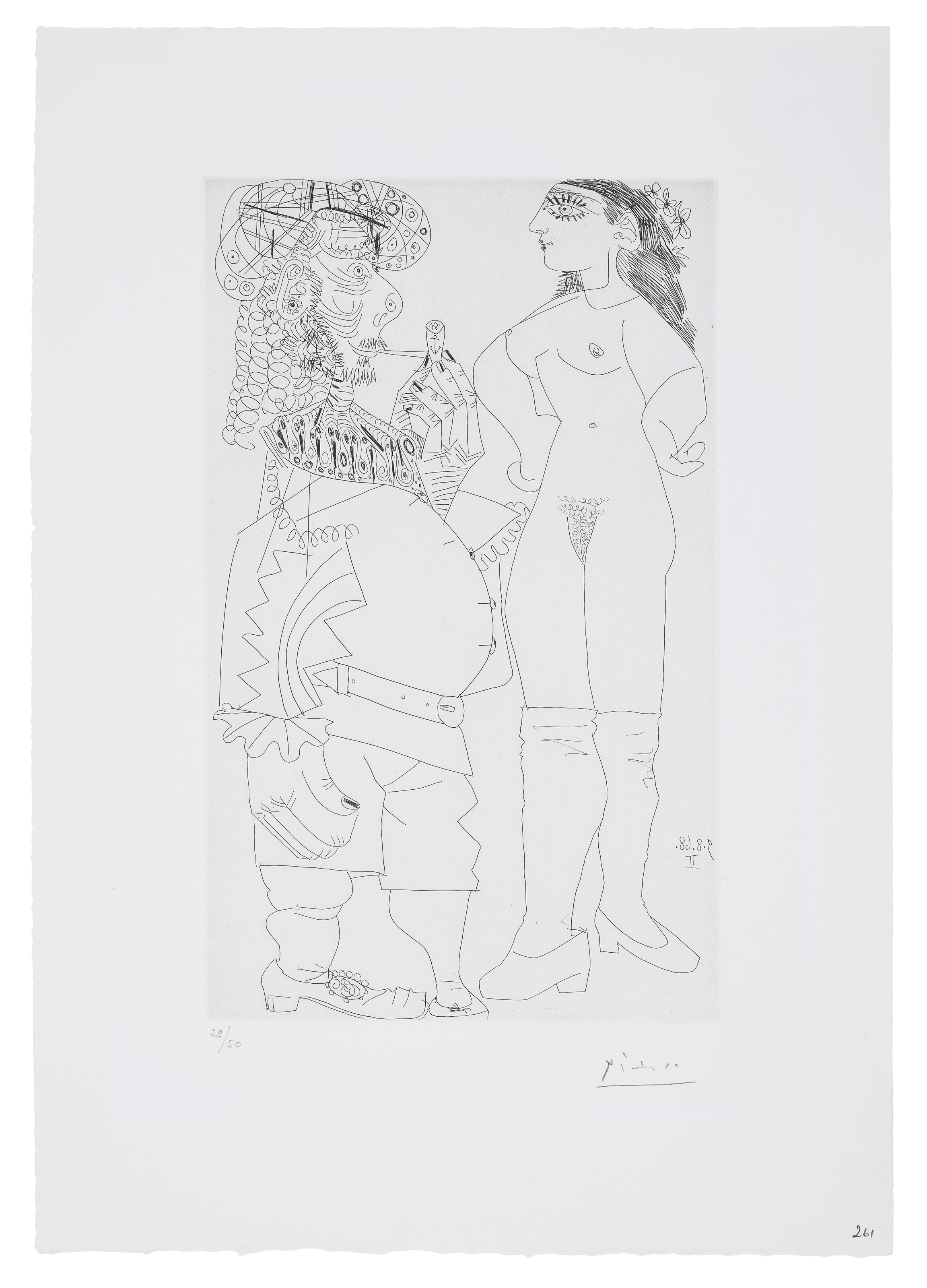 Pablo Picasso — Ла Сери 347: три отпечатка, изображение 8