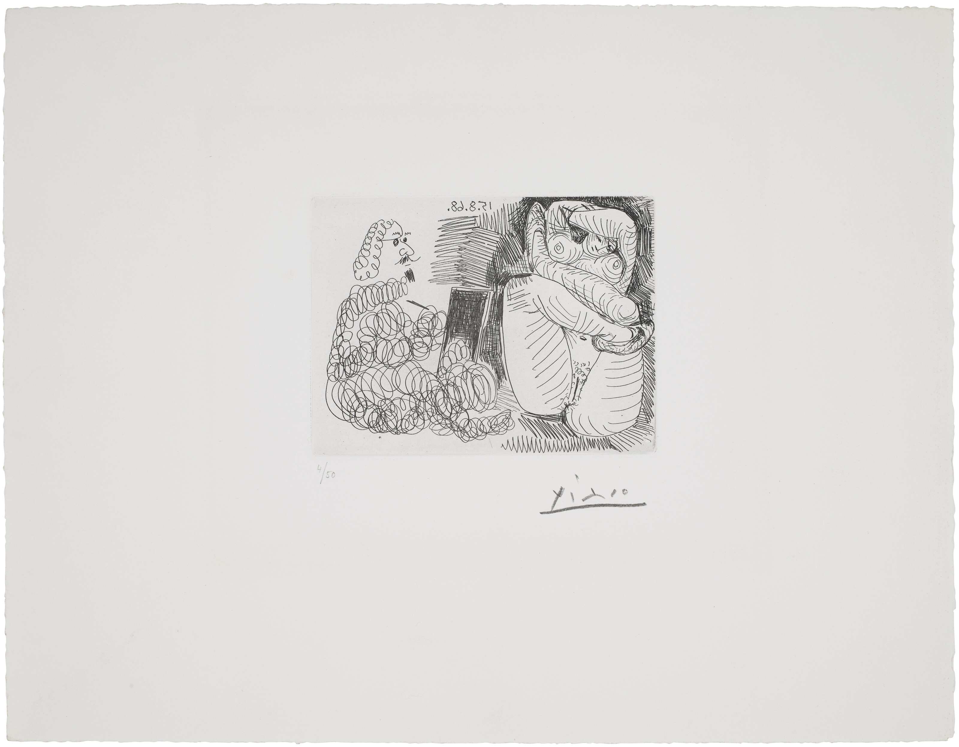 Pablo Picasso — Ла Сери 347: три отпечатка, изображение 9