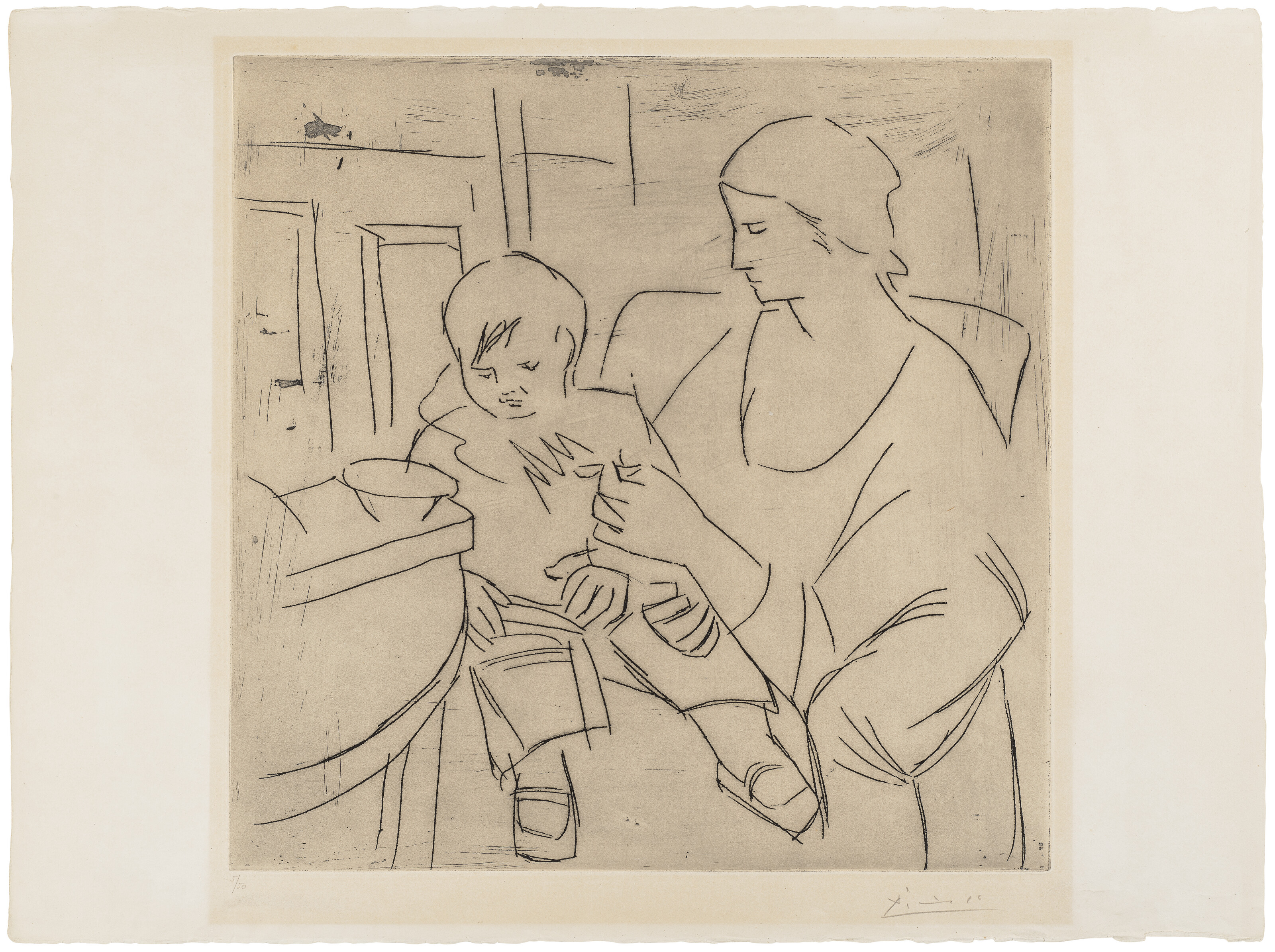 Pablo Picasso — Материнство, изображение 3