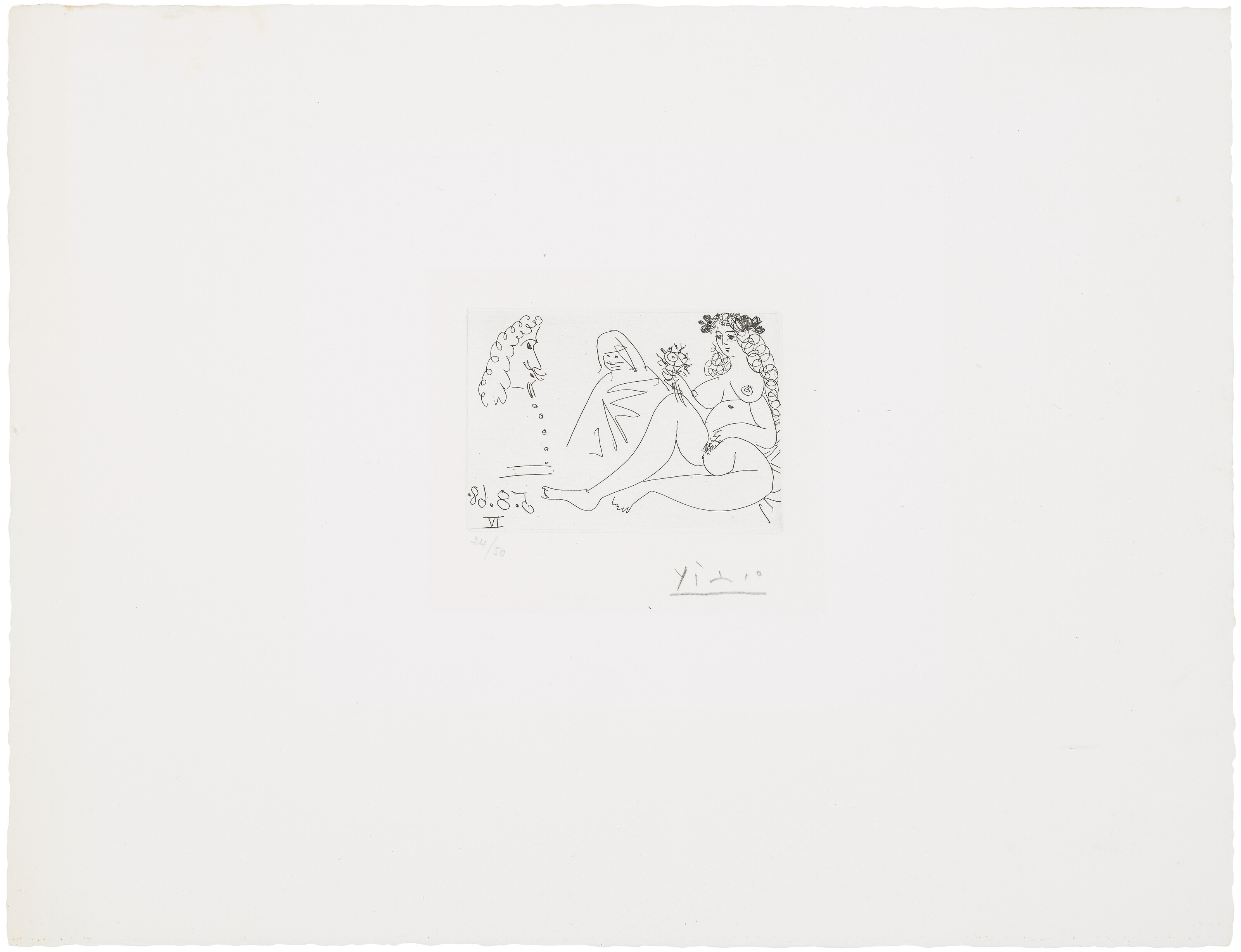 Pablo Picasso — Ла Сери 347: три отпечатка, изображение 10
