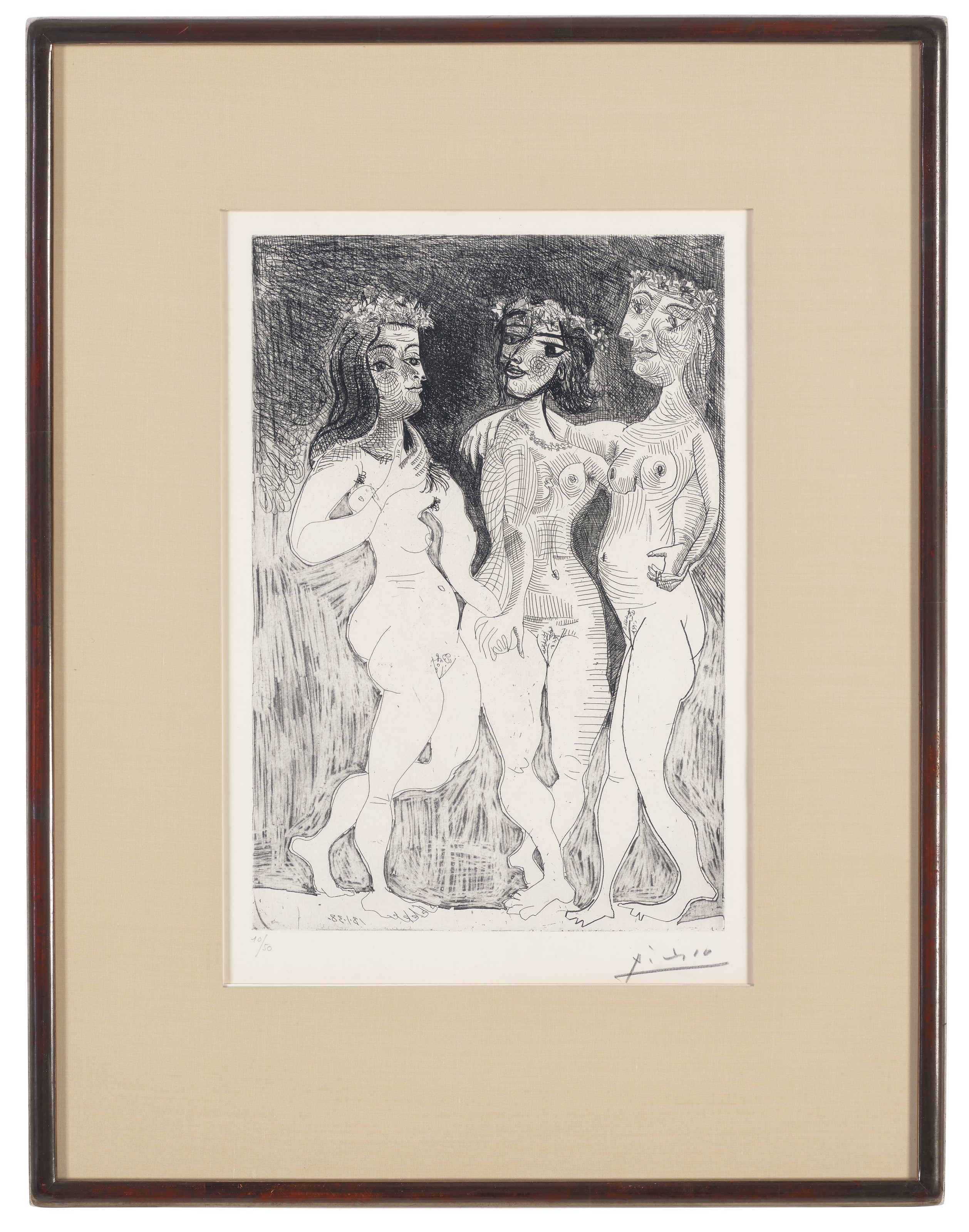 Pablo Picasso — Трое женщин, изображение 2