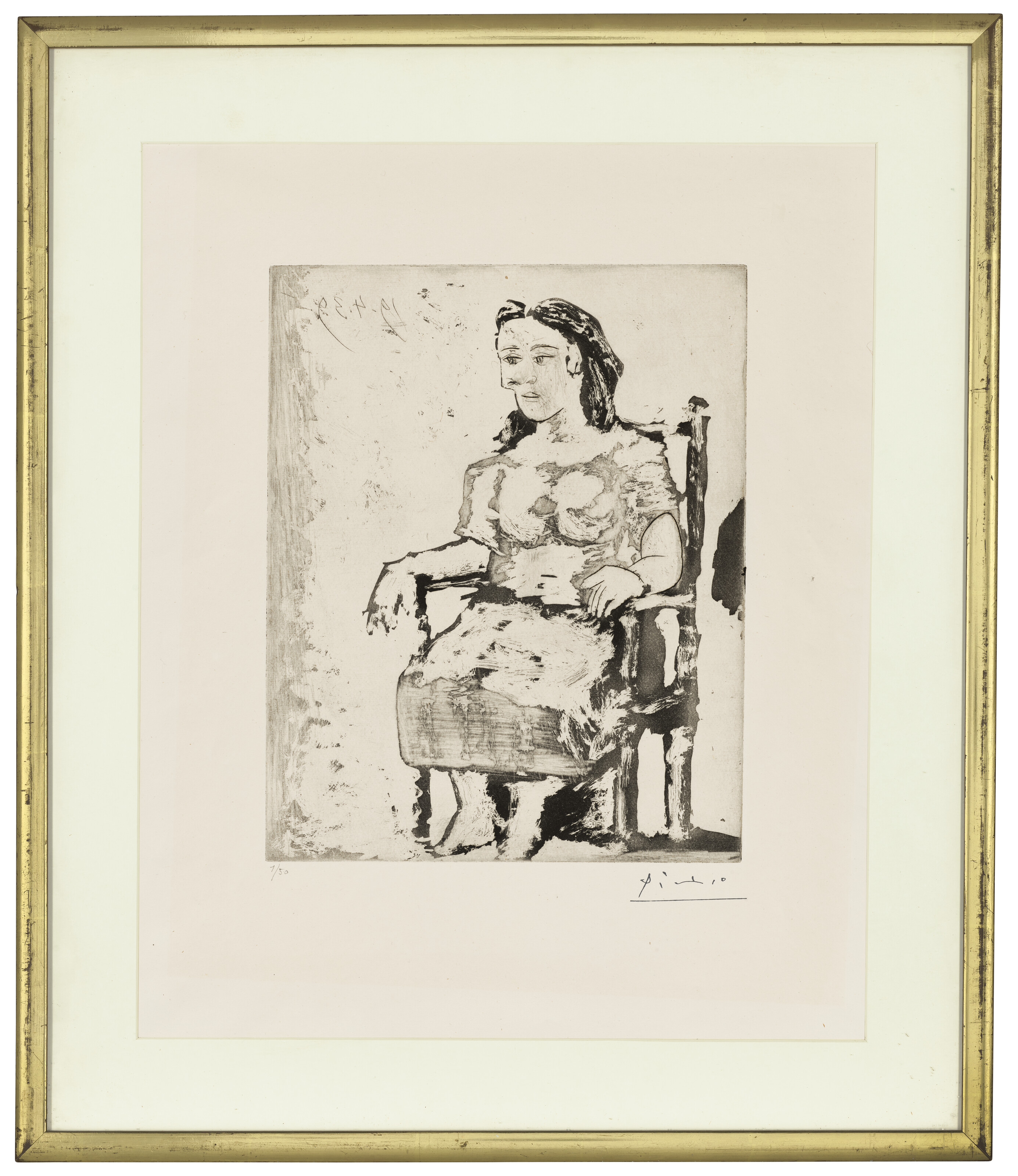 Pablo Picasso — Прекрасная женщина: Дора Маар, изображение 2