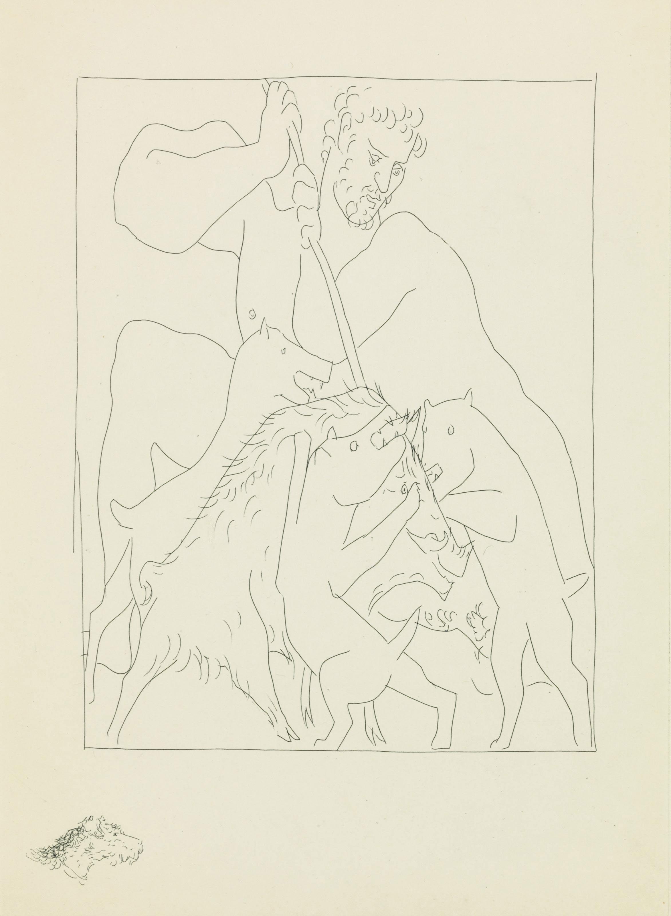 Pablo Picasso — Метаморфозы : 30 гравюр (стр. 99-128; стр. 143-172; см. кн. 19), изображение 2