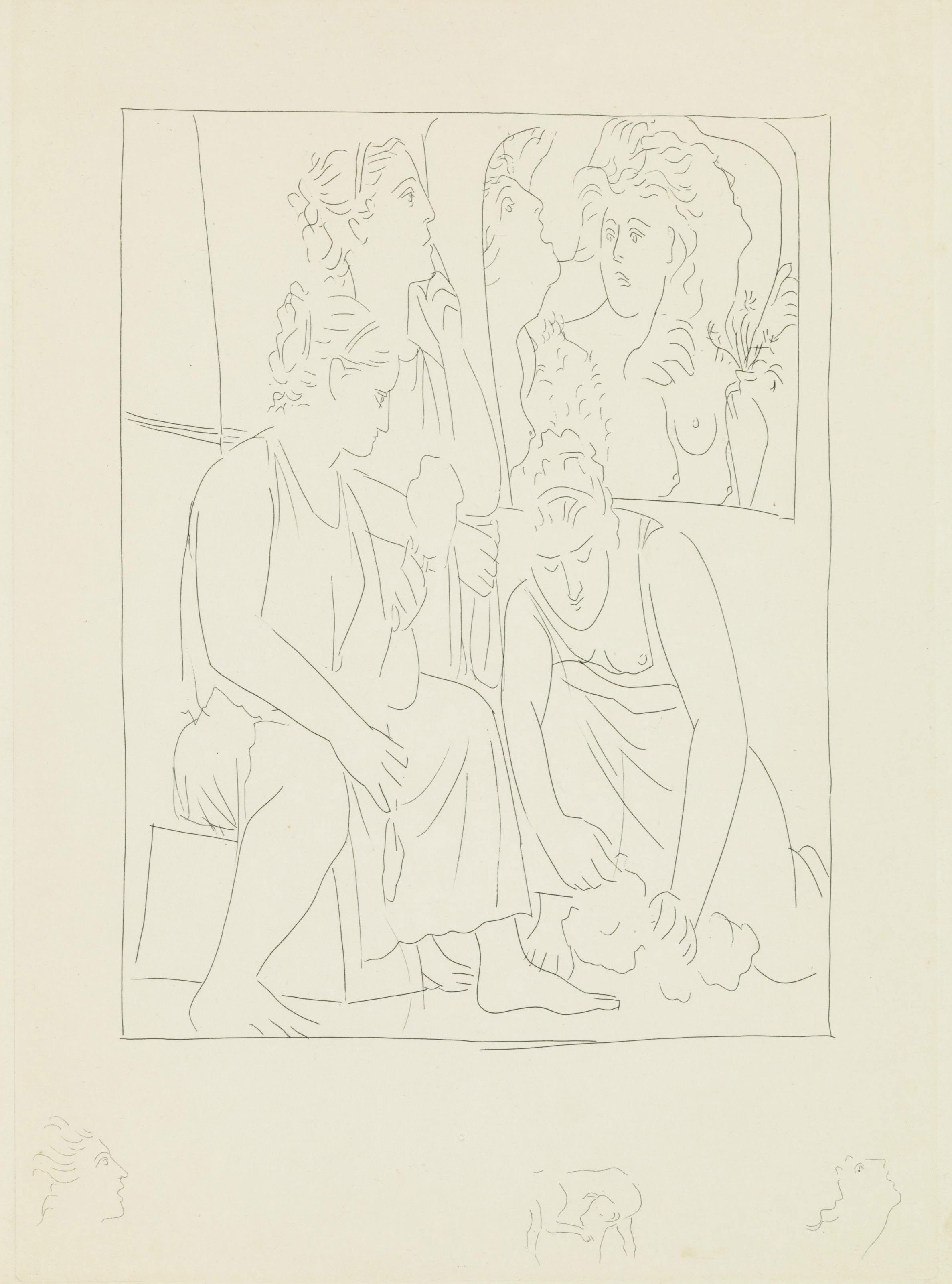 Pablo Picasso — Метаморфозы : 30 гравюр (стр. 99-128; стр. 143-172; см. кн. 19), изображение 3