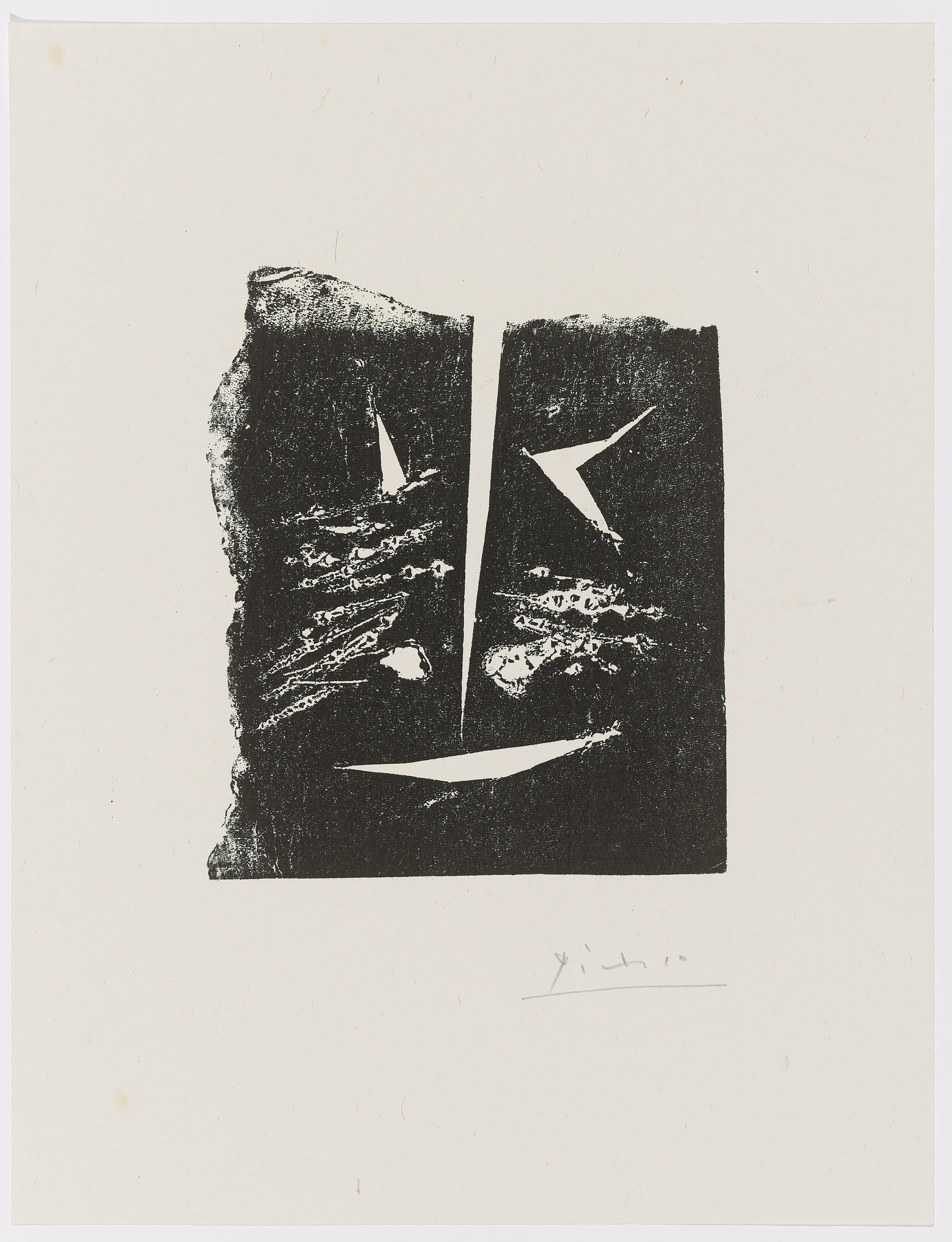 Pablo Picasso — Пять тарелок от Рене Шара: Les Transparents, изображение 3