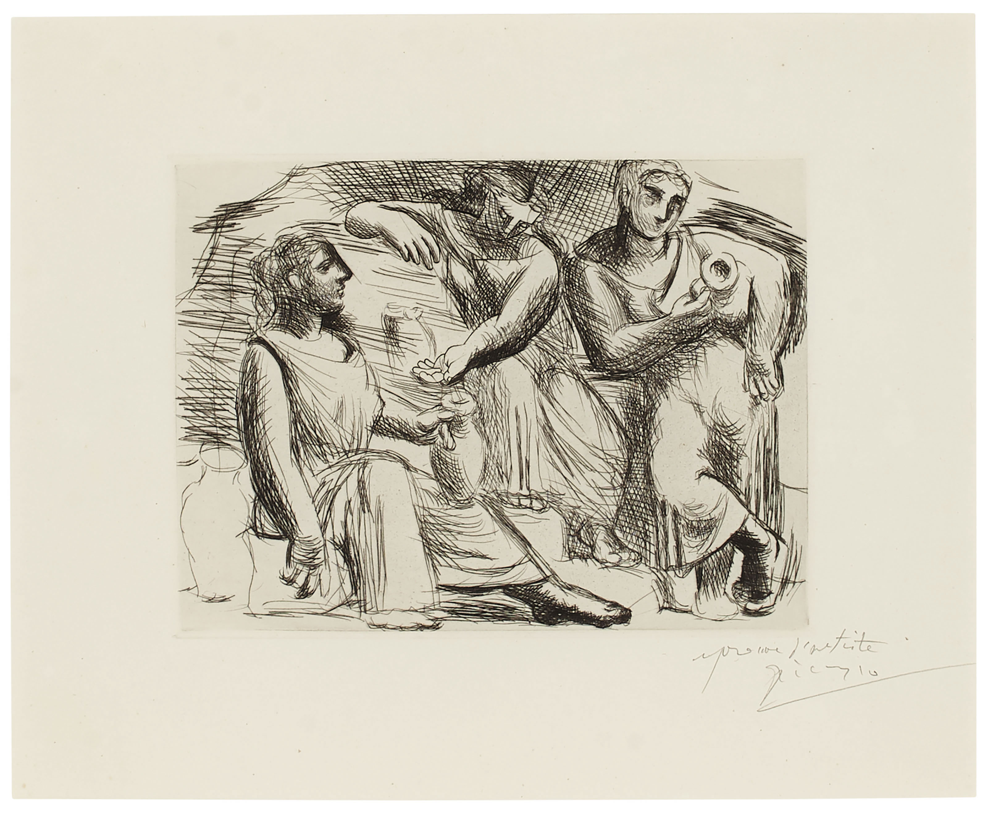 Pablo Picasso — Источник в Лос-Анджелесе