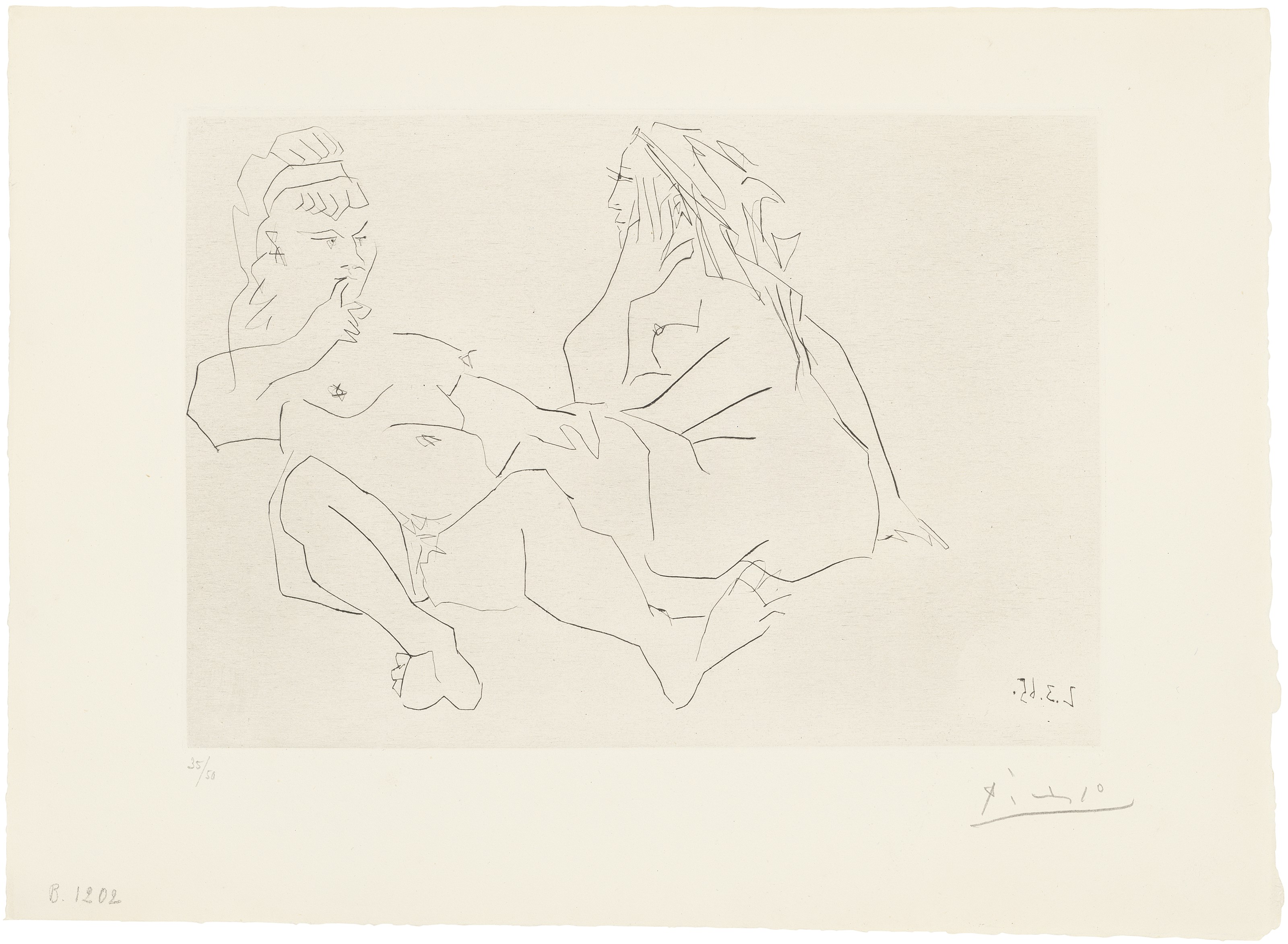 Pablo Picasso — Две женщины III