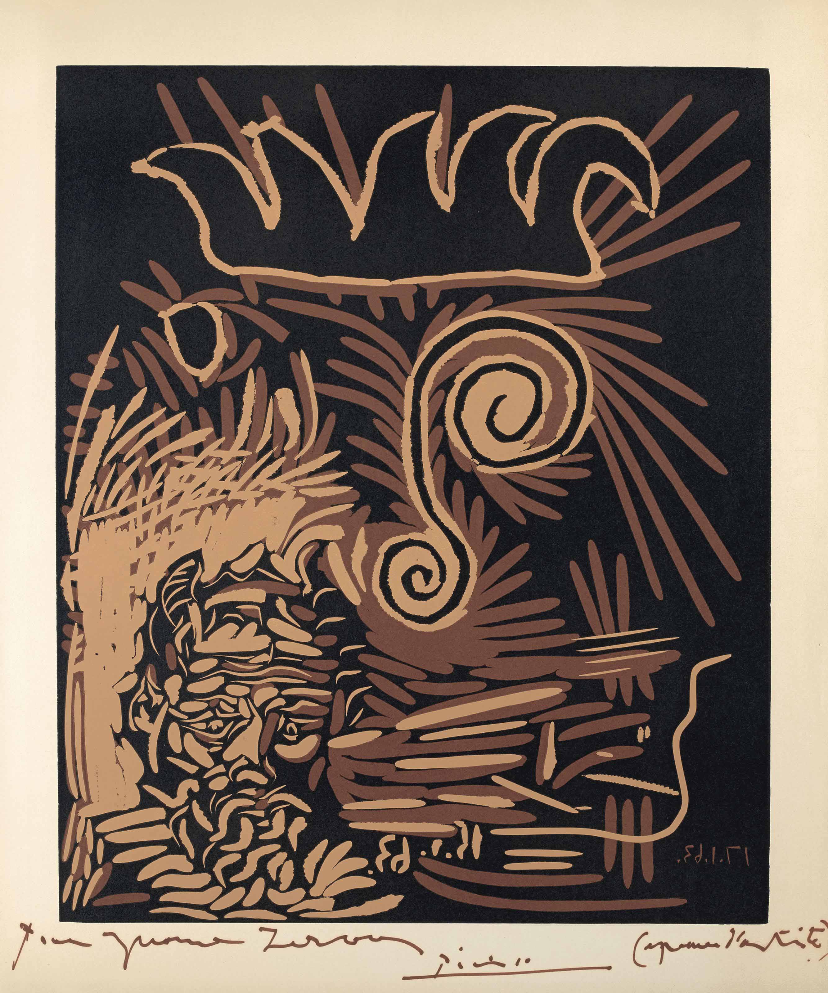 Pablo Picasso — Старый буффон