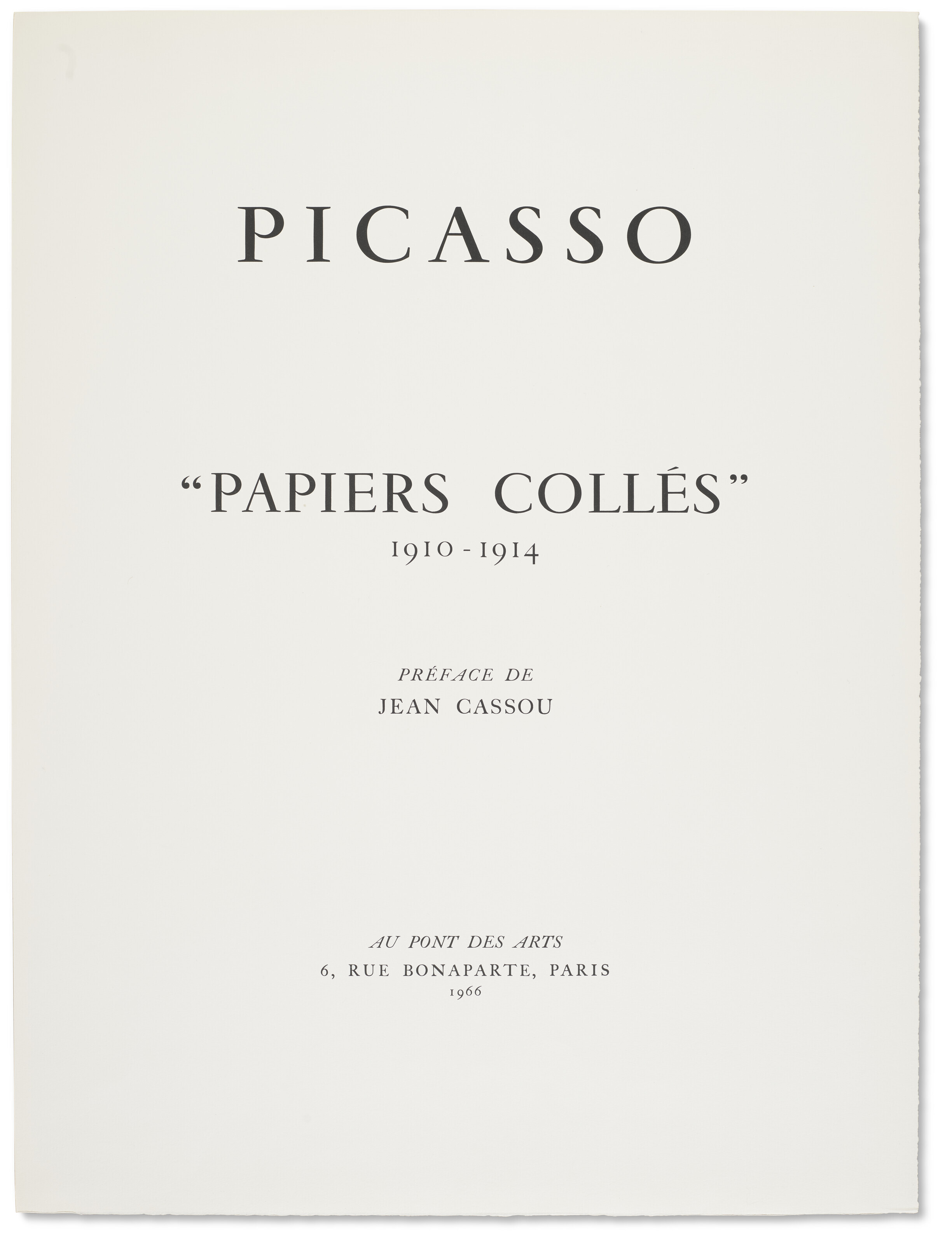 Pablo Picasso — Папье-маше 1910-1914 годов, изображение 3