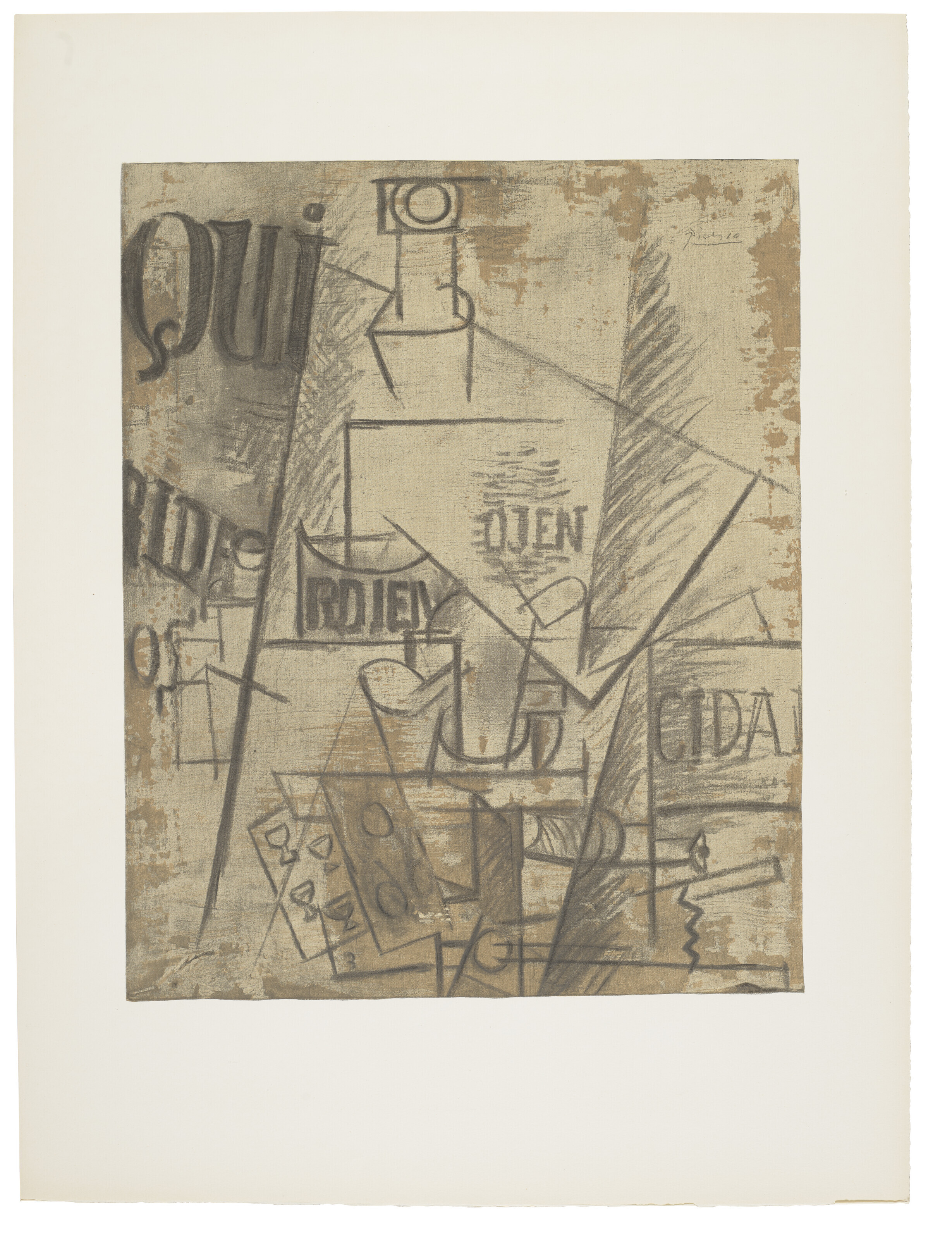Pablo Picasso — Папье-маше 1910-1914 годов, изображение 7