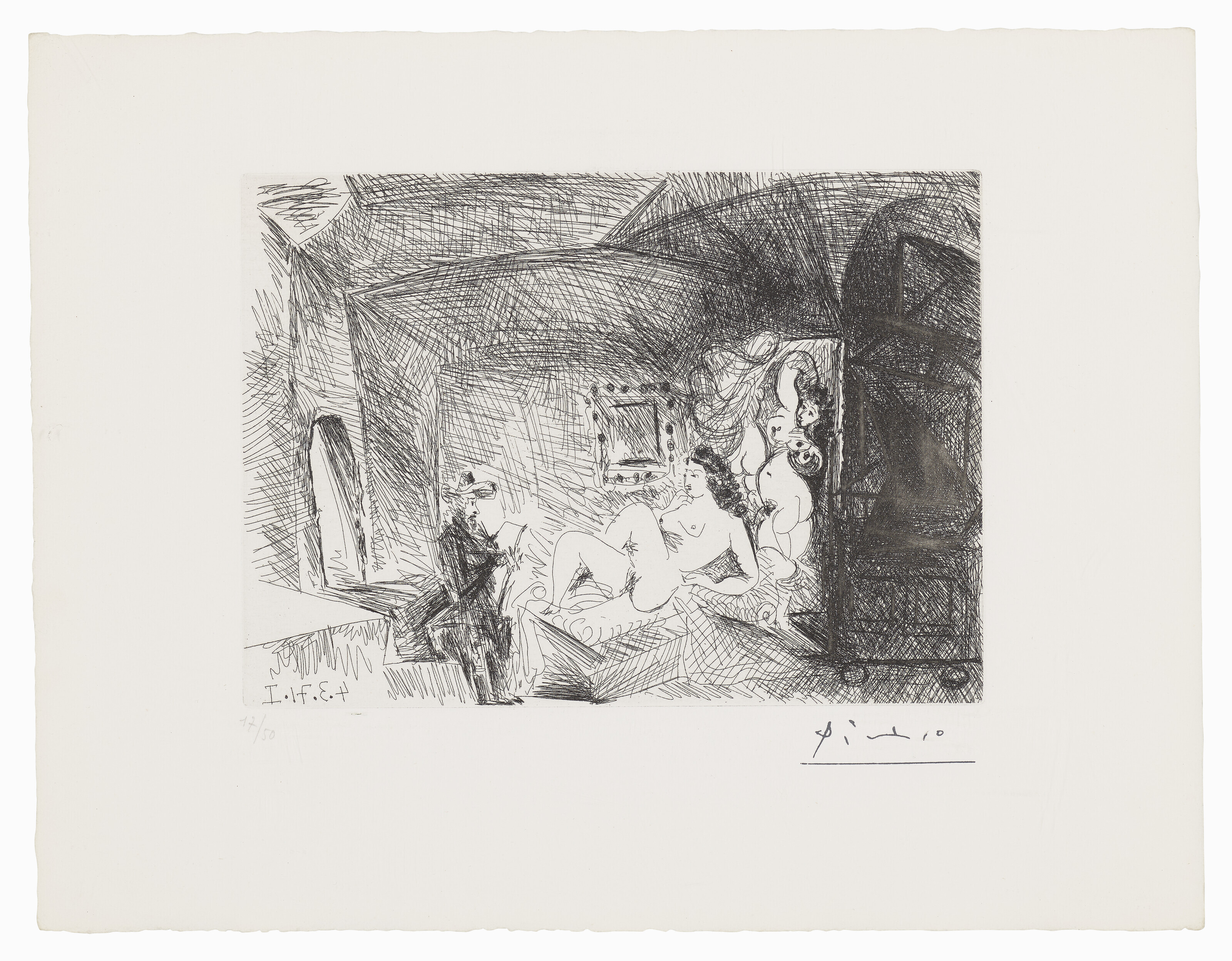 Pablo Picasso — Серия 156 : две тарелки, изображение 2