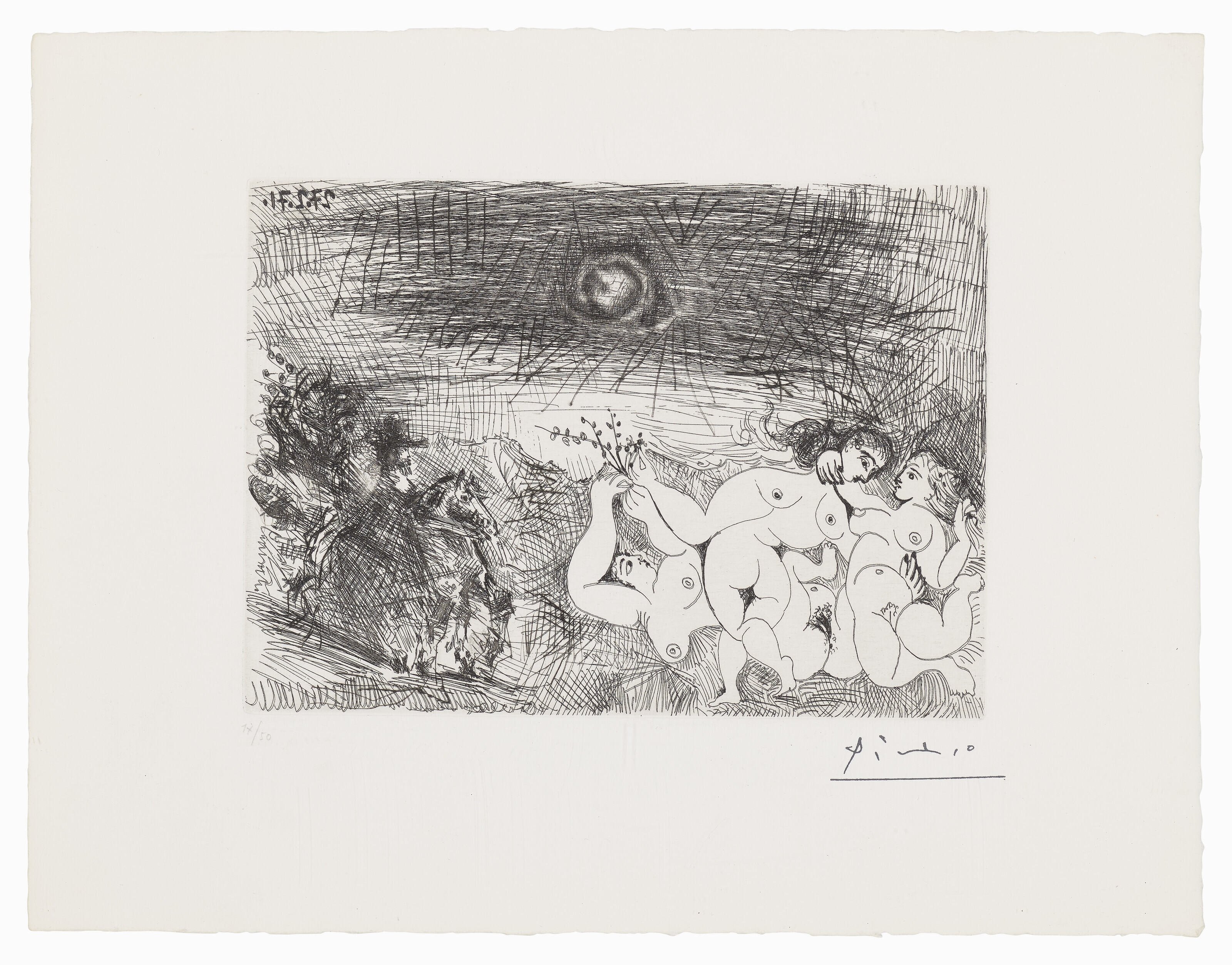 Pablo Picasso — Серия 156 : две тарелки, изображение 3