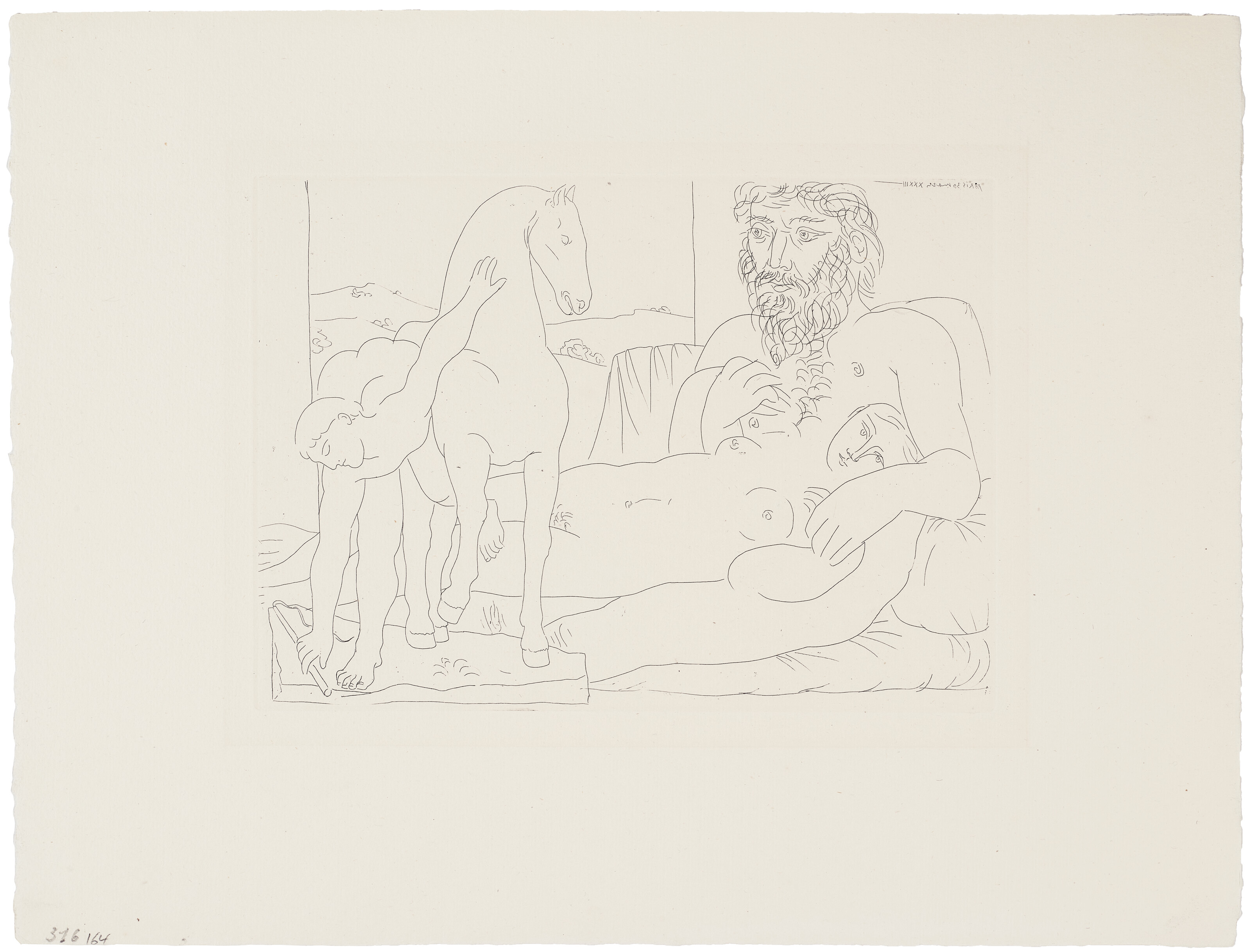 Pablo Picasso — La Suite Vollard: две тарелки, изображение 2