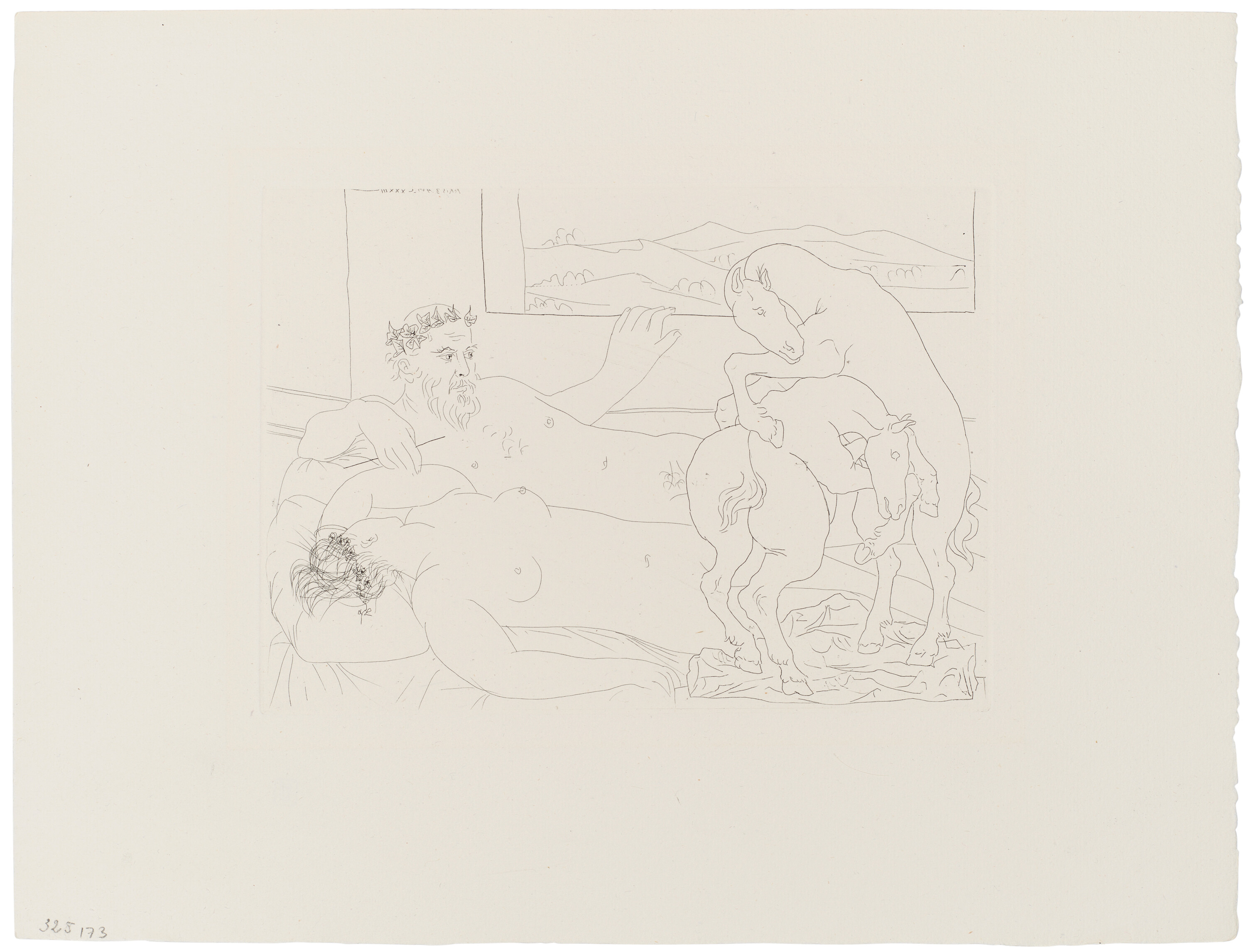 Pablo Picasso — La Suite Vollard: две тарелки, изображение 3