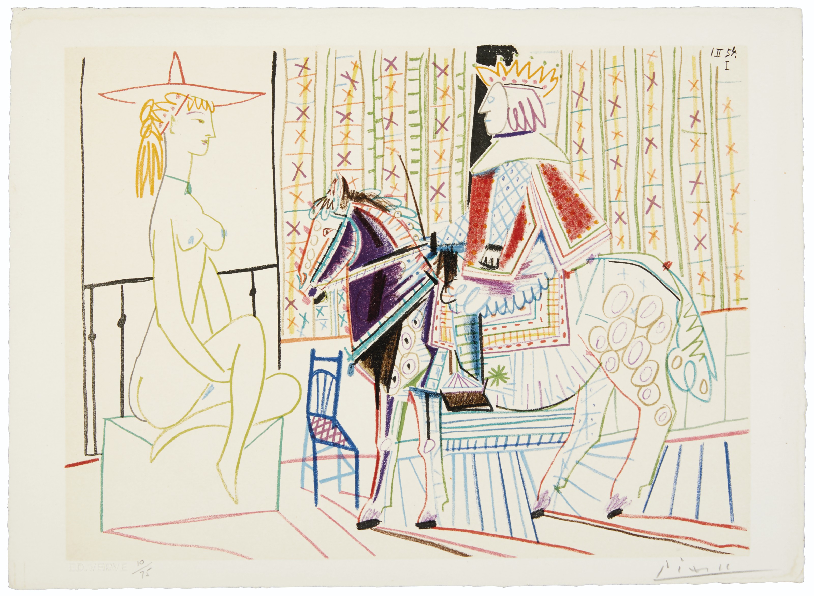 Pablo Picasso — Verve 29-30 : две тарелки, изображение 3
