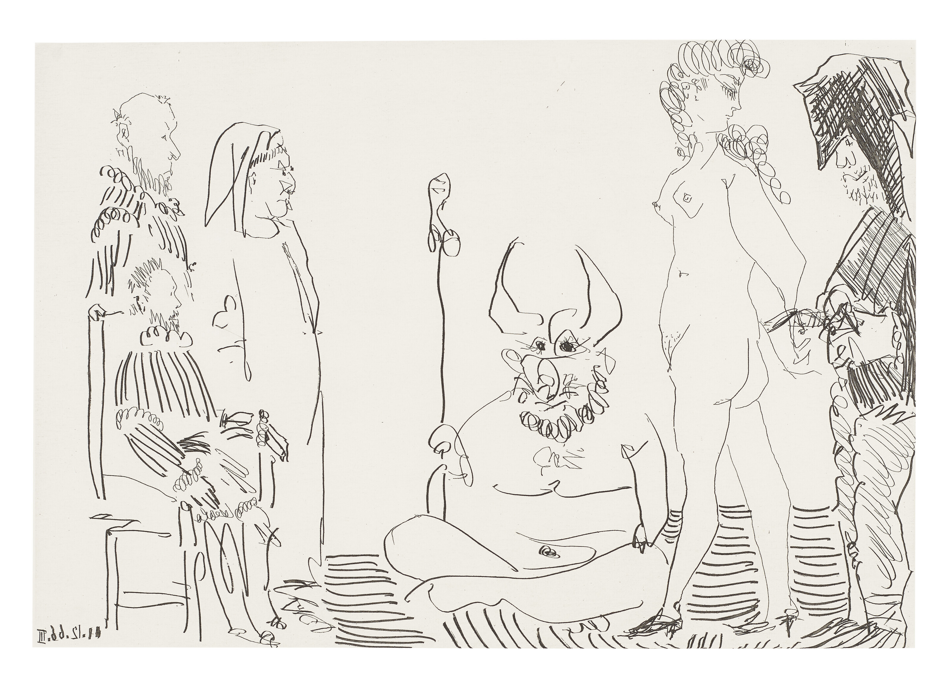 Pablo Picasso — Le Cocu magnifique : двенадцать тарелок, изображение 10