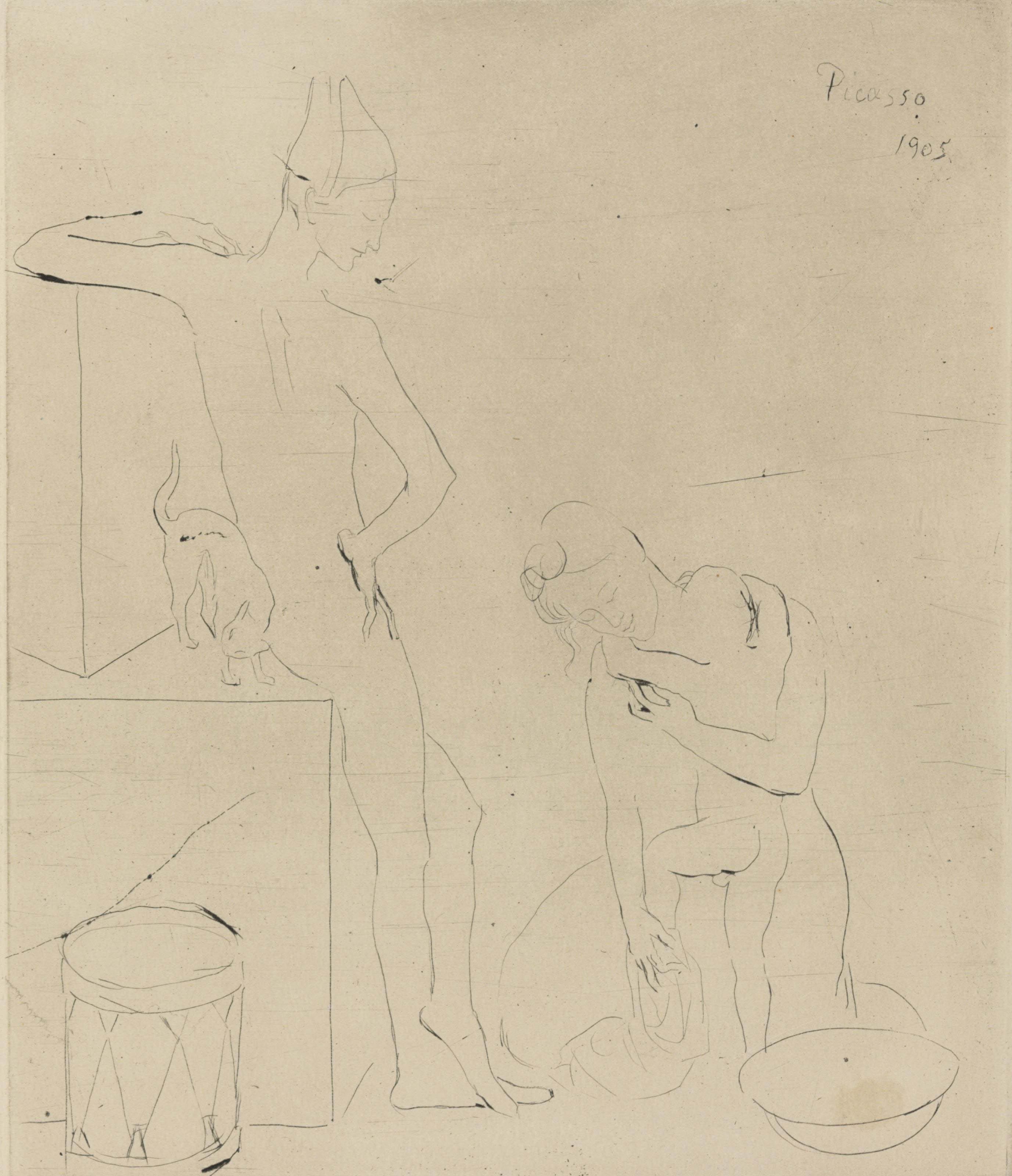 Pablo Picasso — Ле Бэн из "Свиты Сальтимбанков" (Блох, 12; Бэр, 14)