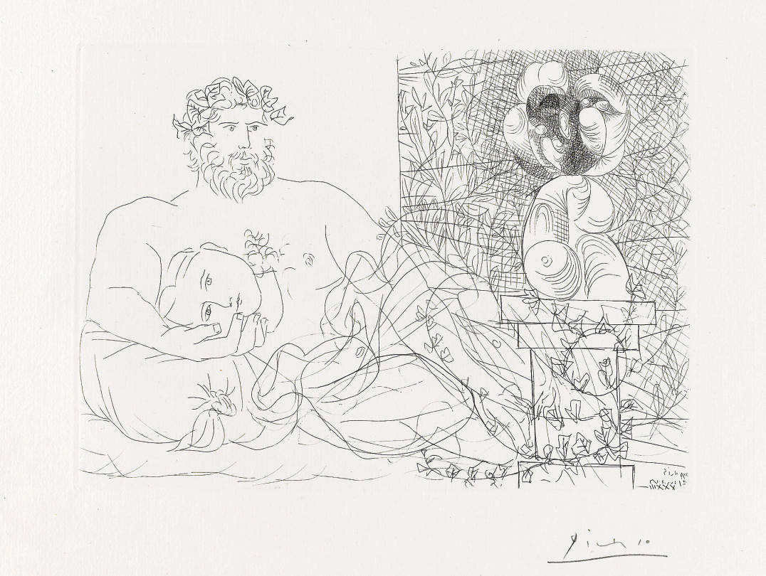 Pablo Picasso — Музей скульптора и сюрреалистической скульптуры, из "Сюиты Воллара" (B. 169; Ba. 322B)