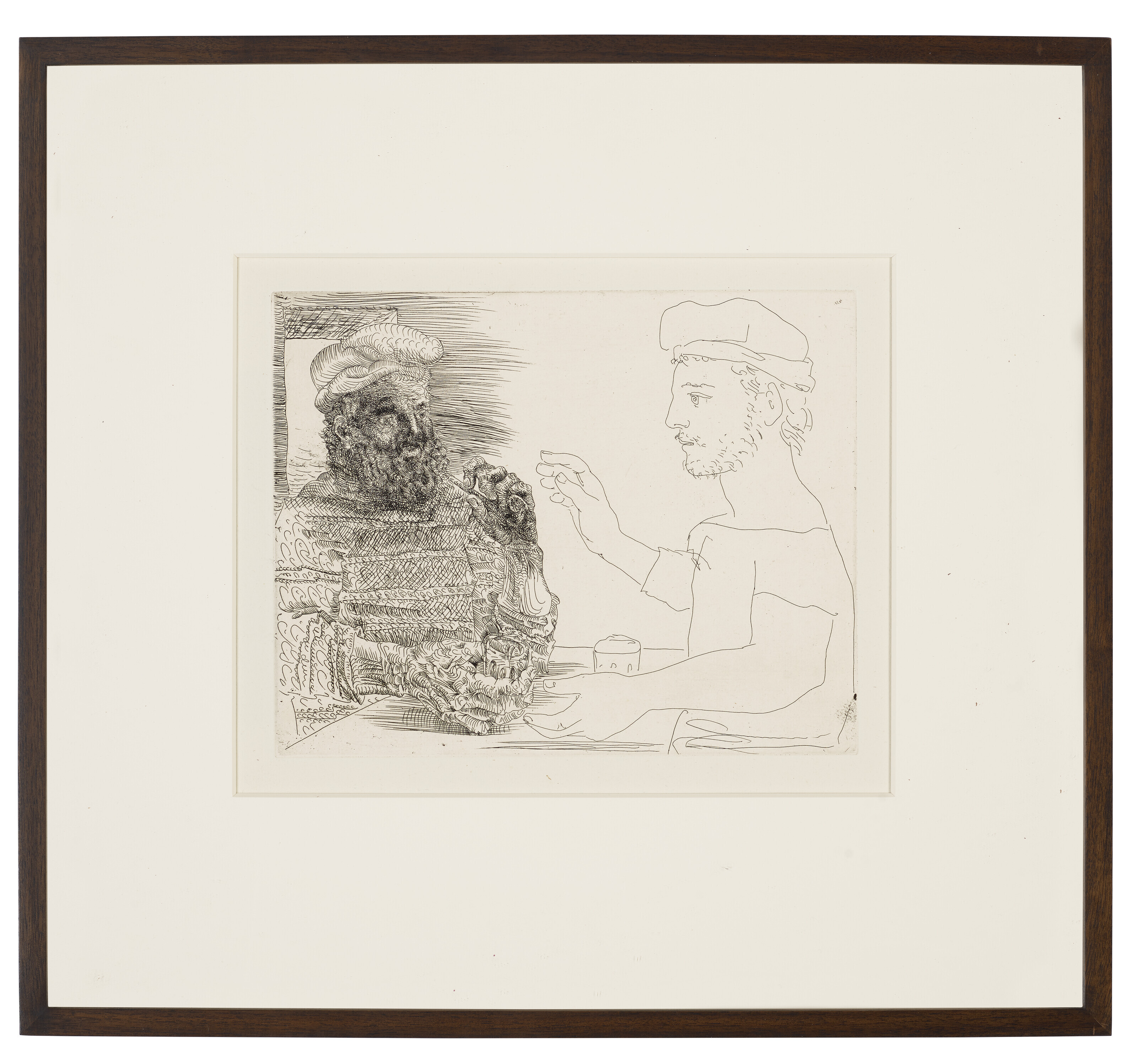 Pablo Picasso — Двое каталонских друзей из La Suite Vollard, изображение 2