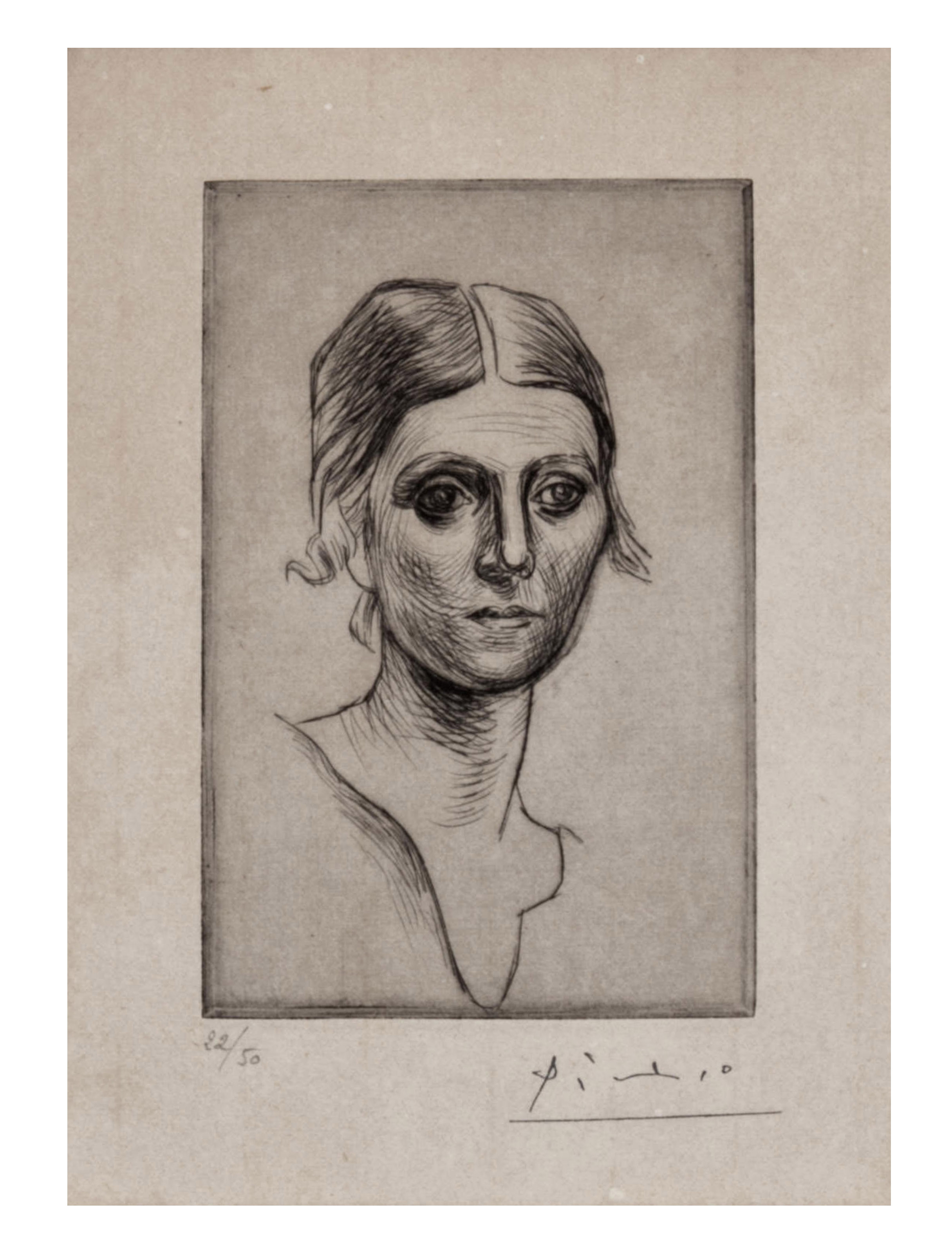 Pablo Picasso — Портрет Ольги Пикассо
