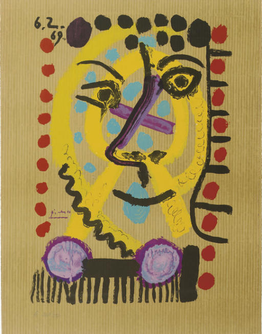 Pablo Picasso — Воображаемые портреты : Одна тарелка