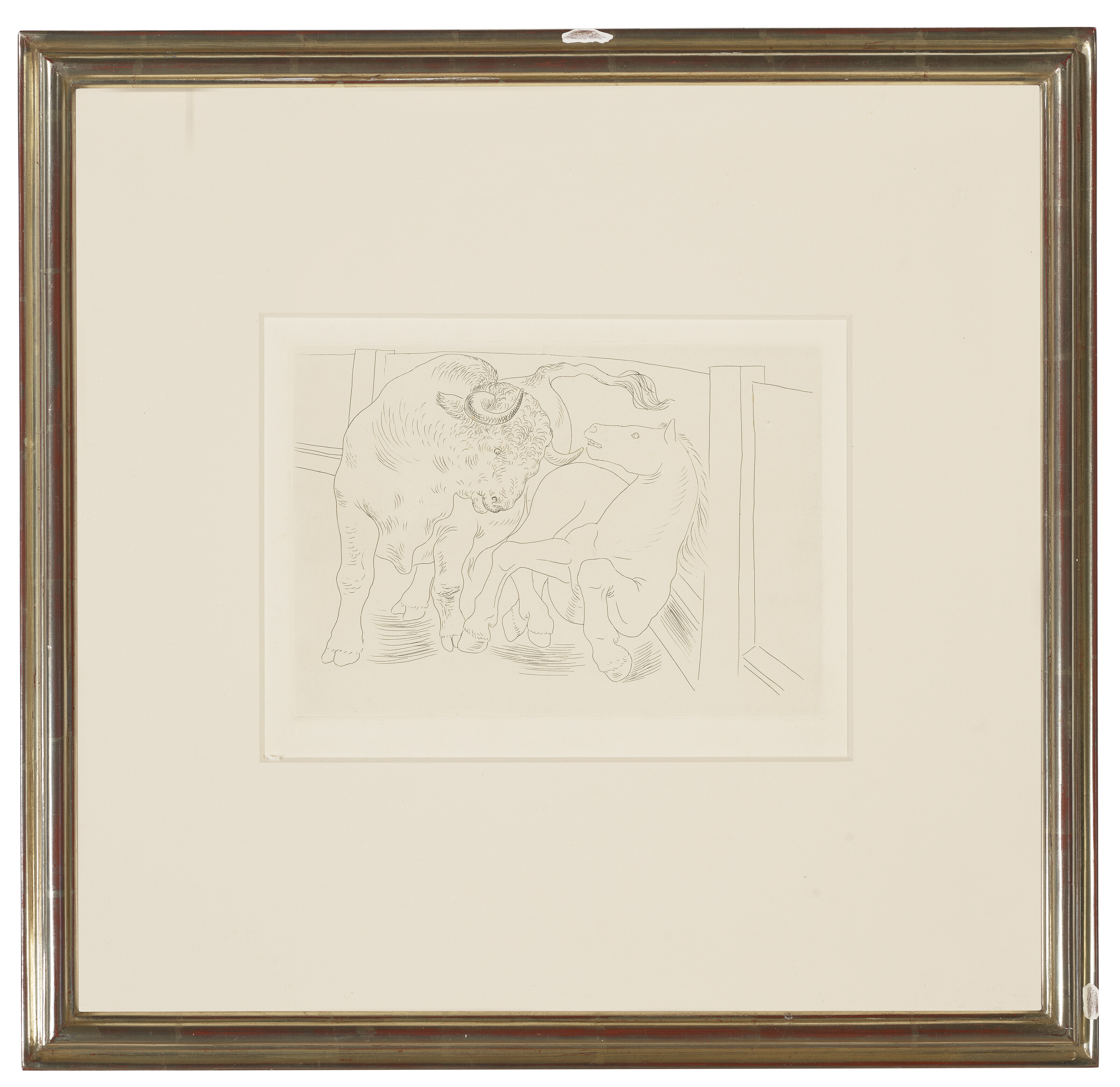 Pablo Picasso — Торо и шевалье, Третье блюдо от шеф-повара ресторана inconnu, изображение 2