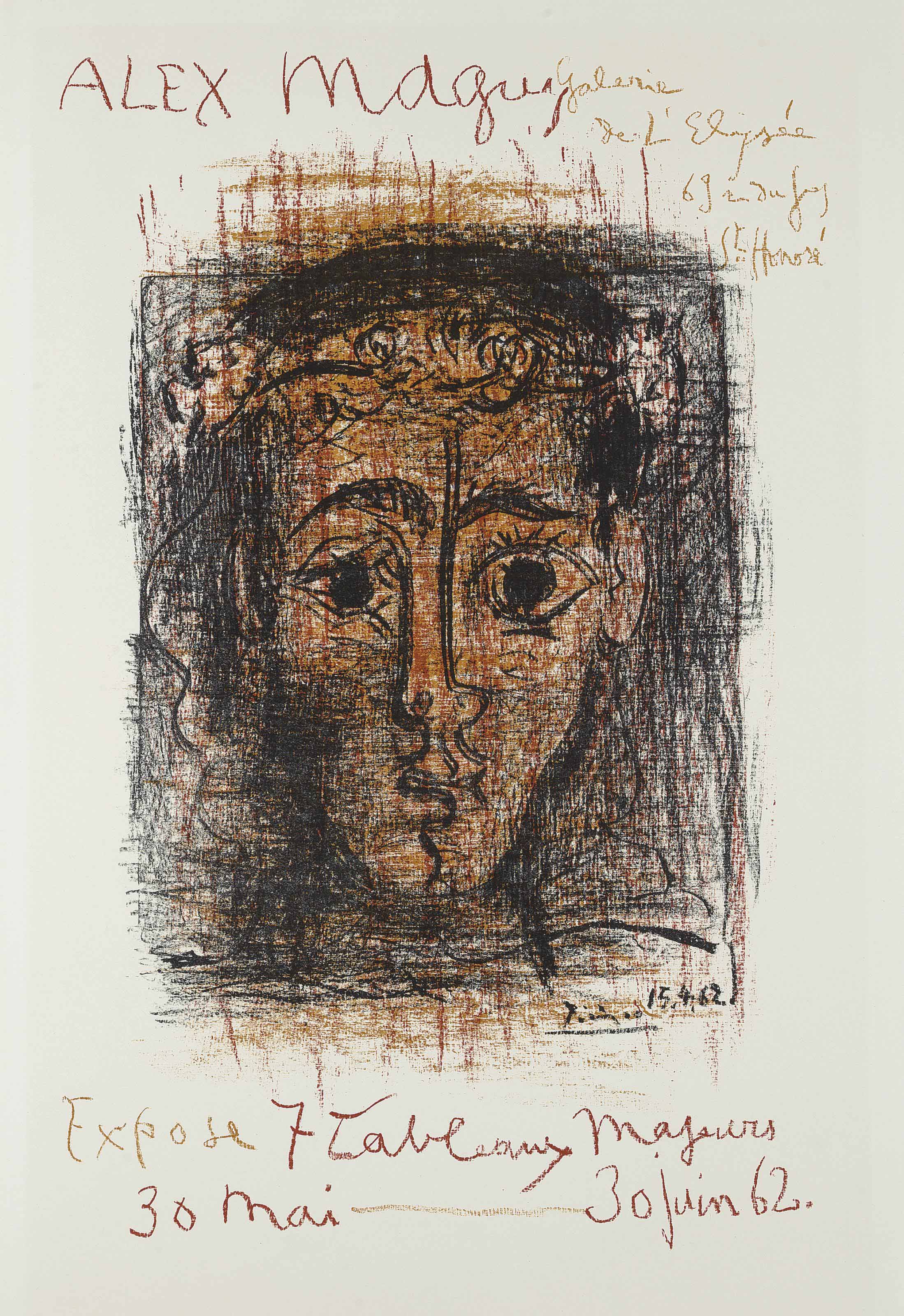 Pablo Picasso — Алекс Магуи, Галерея Елисейских полей (В. 1298; М. 382)