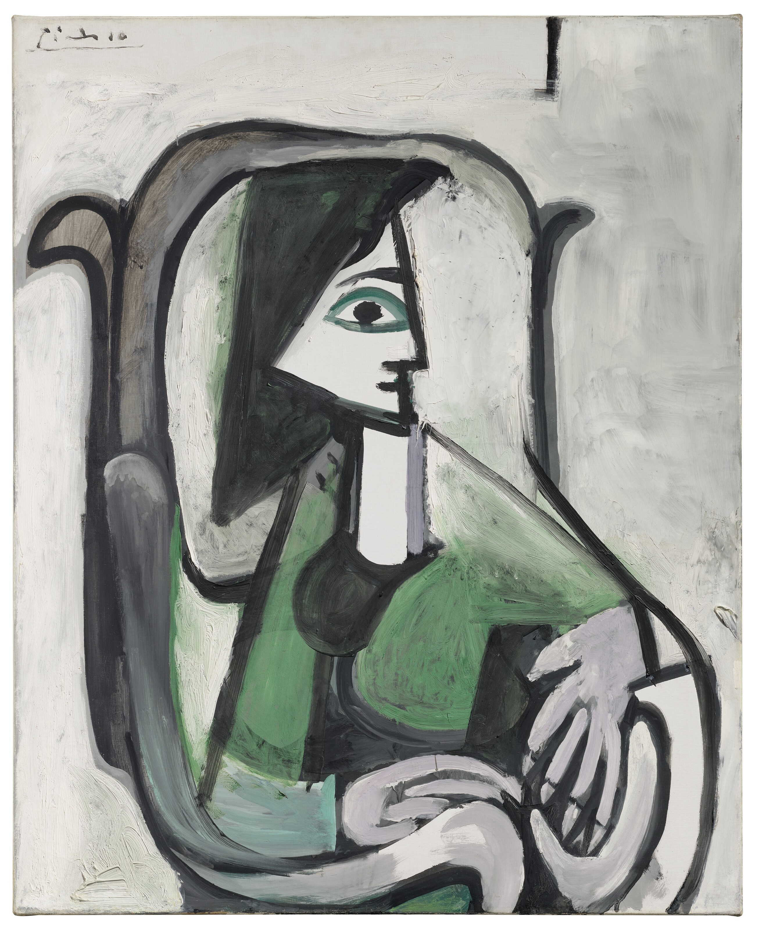 Pablo Picasso — Профиль женщины без комплексов (III), изображение 3