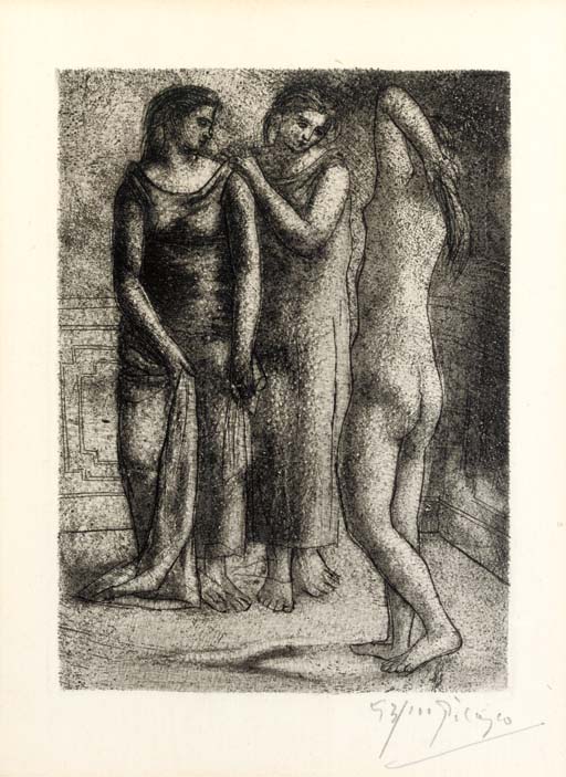 Pablo Picasso — Группа трех женщин (B. 57; Ba. 102 VI)