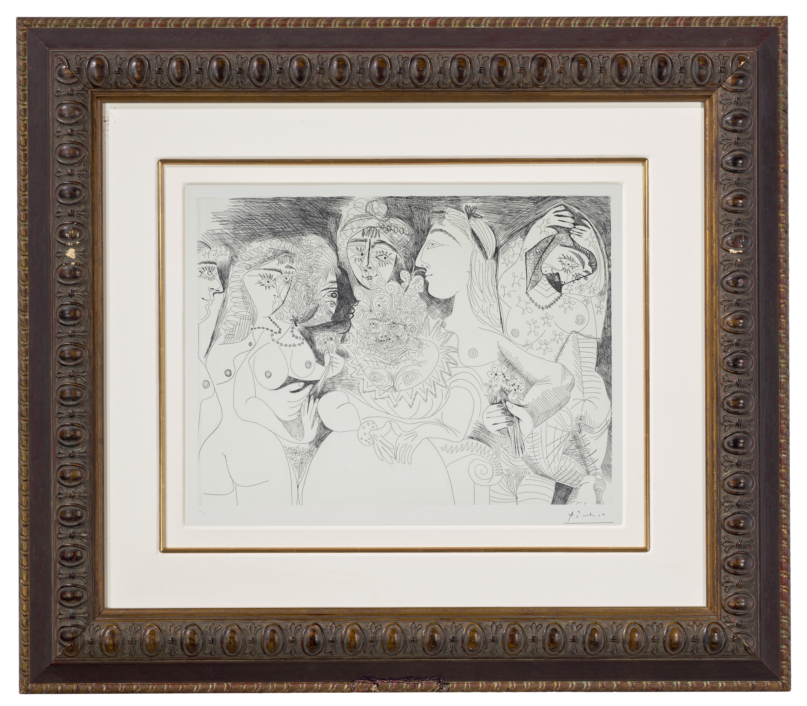 Pablo Picasso — Ла Сери 156 : три гравюры, изображение 7