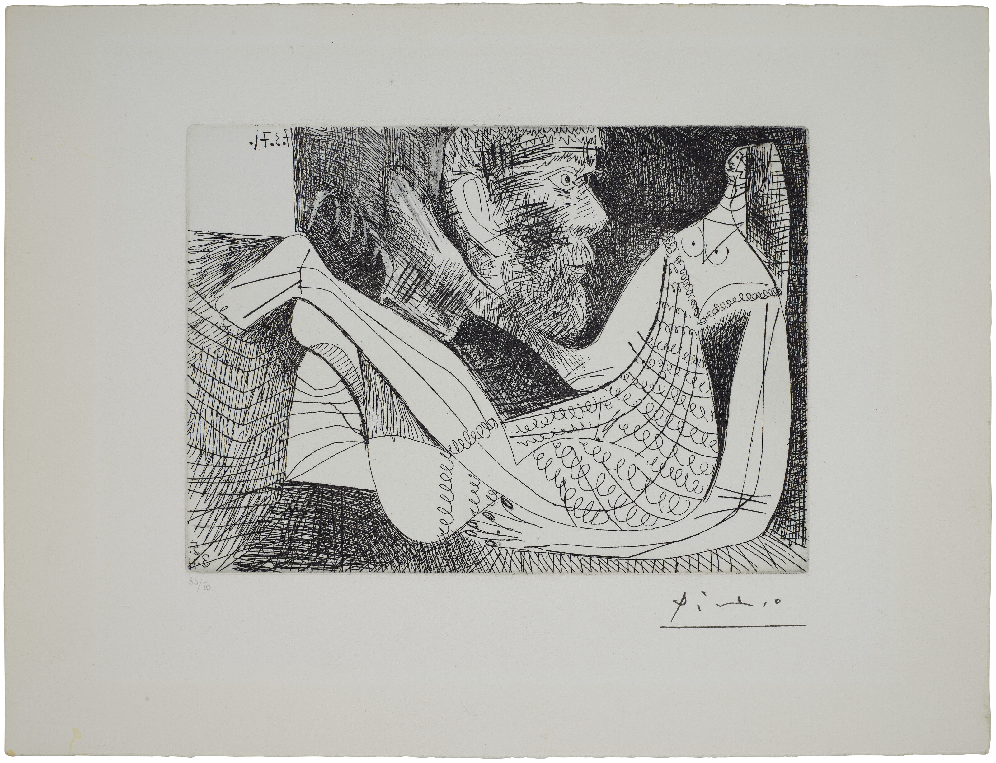 Pablo Picasso — Ла Сери 156 : три гравюры, изображение 8