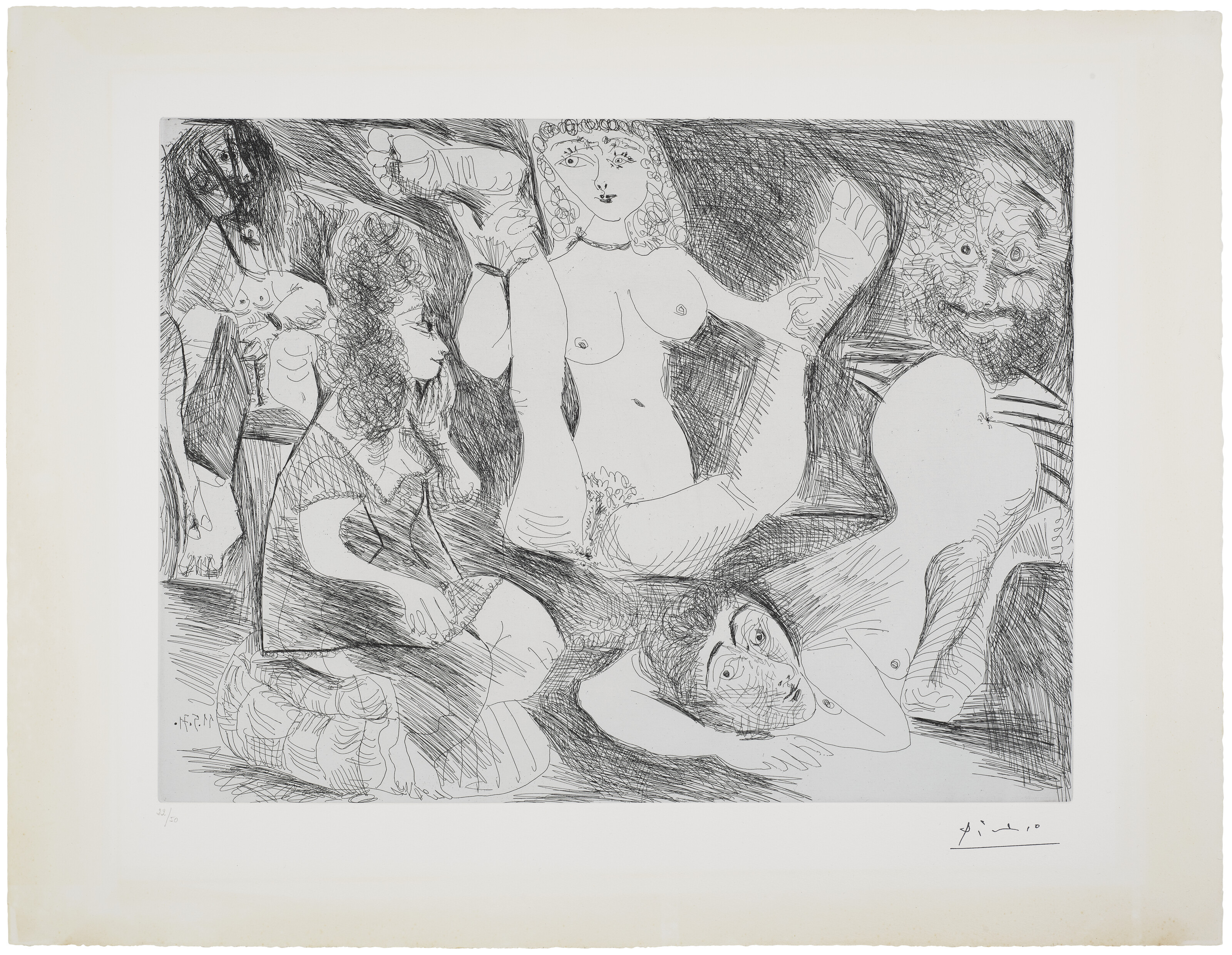 Pablo Picasso — Ла Сери 156 : три гравюры, изображение 9