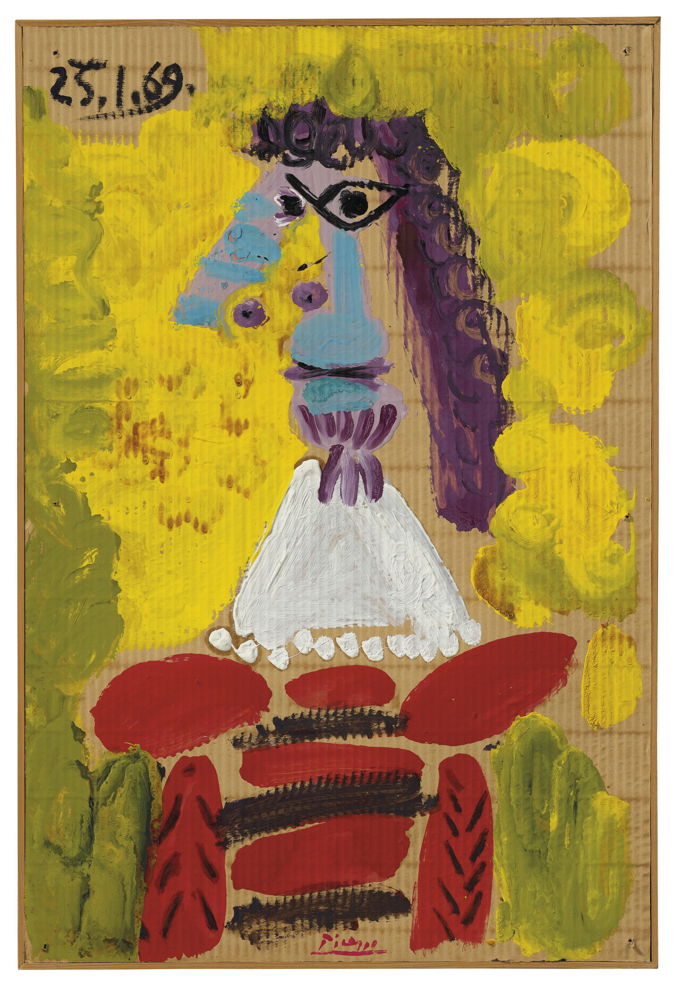 Pablo Picasso — Бюст человека, изображение 2