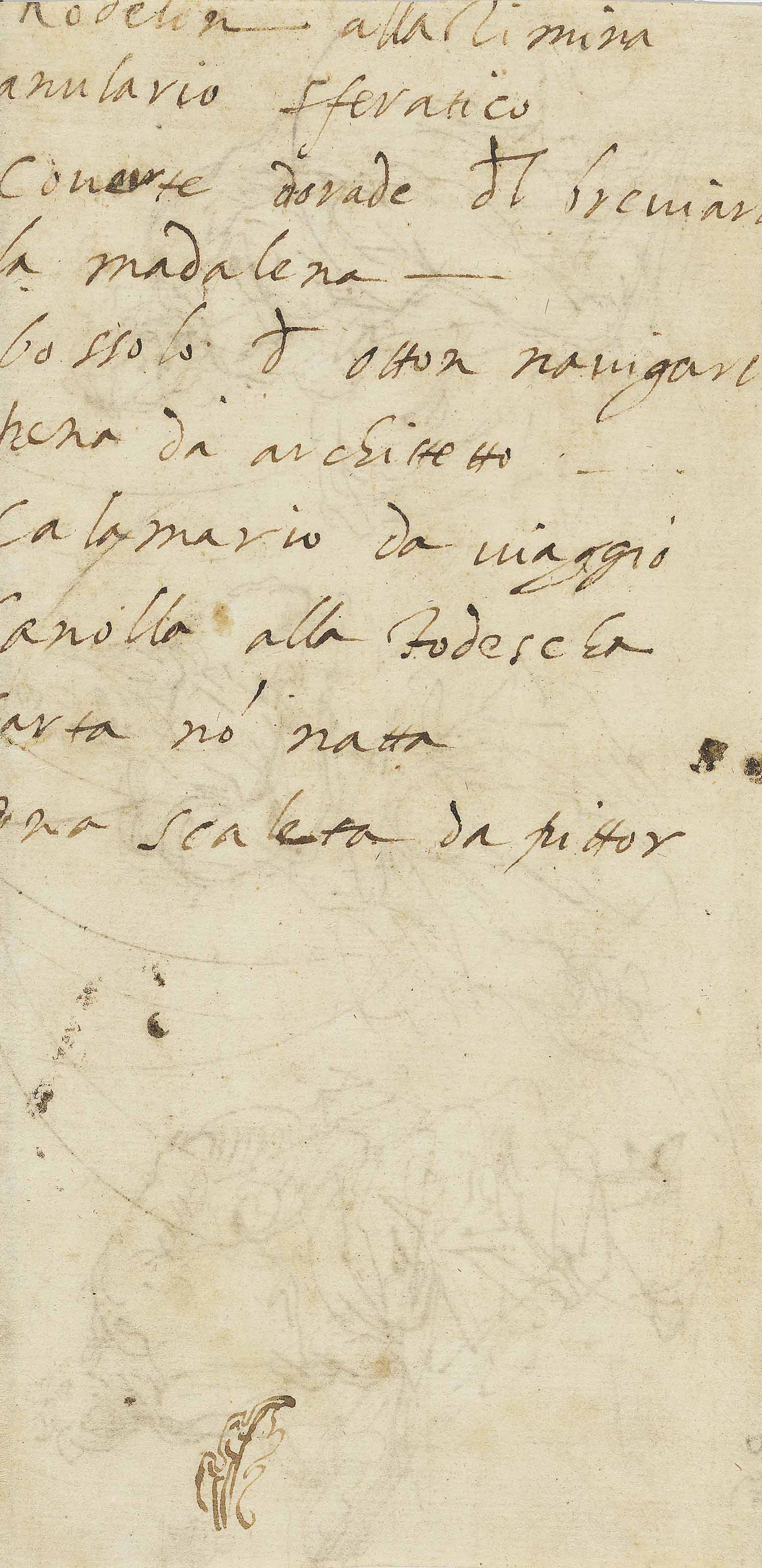 Paolo Veronese — Исследования сидящих мужчин, один из которых читает книгу, изображение 3