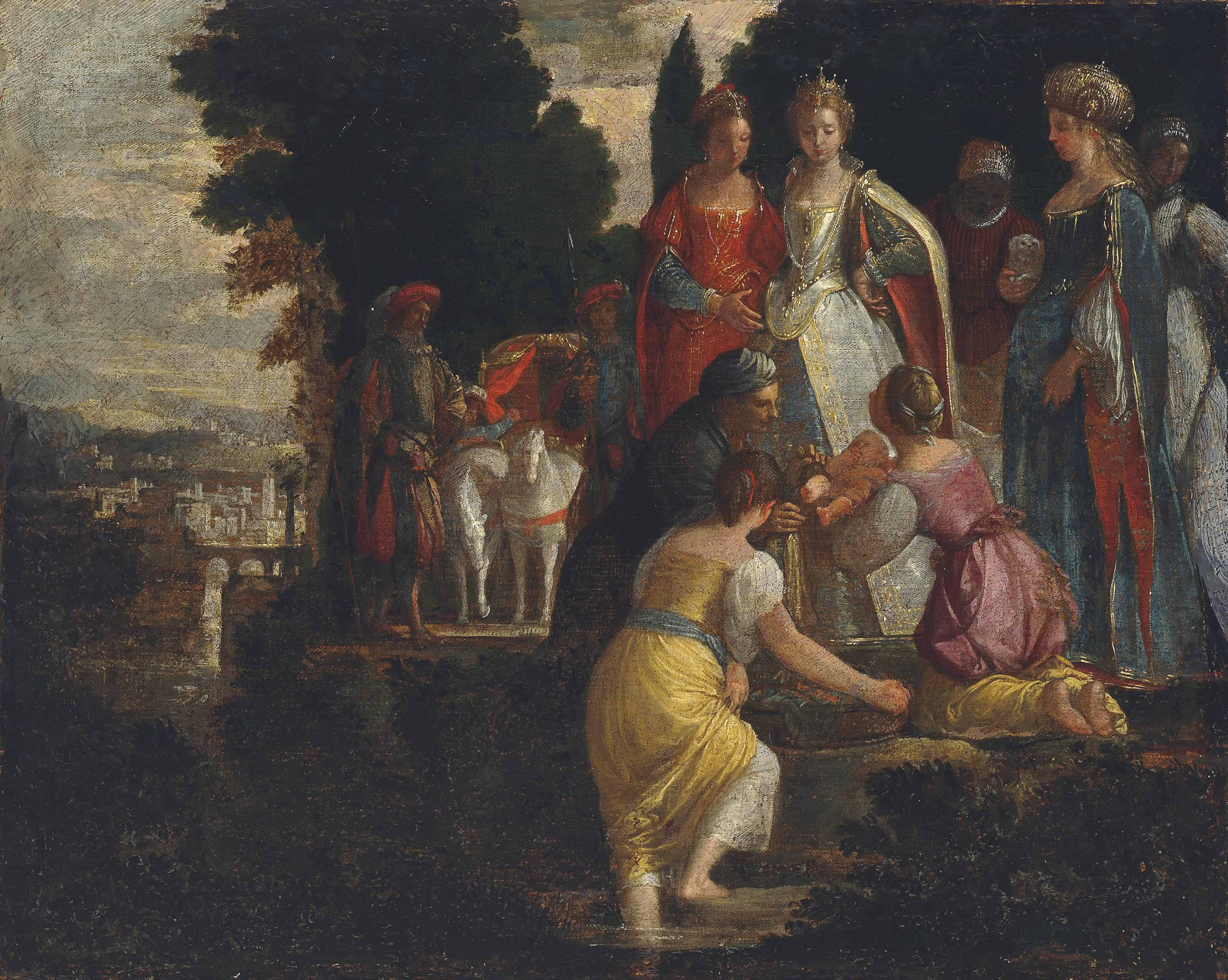 Paolo Veronese — Обретение Моисея