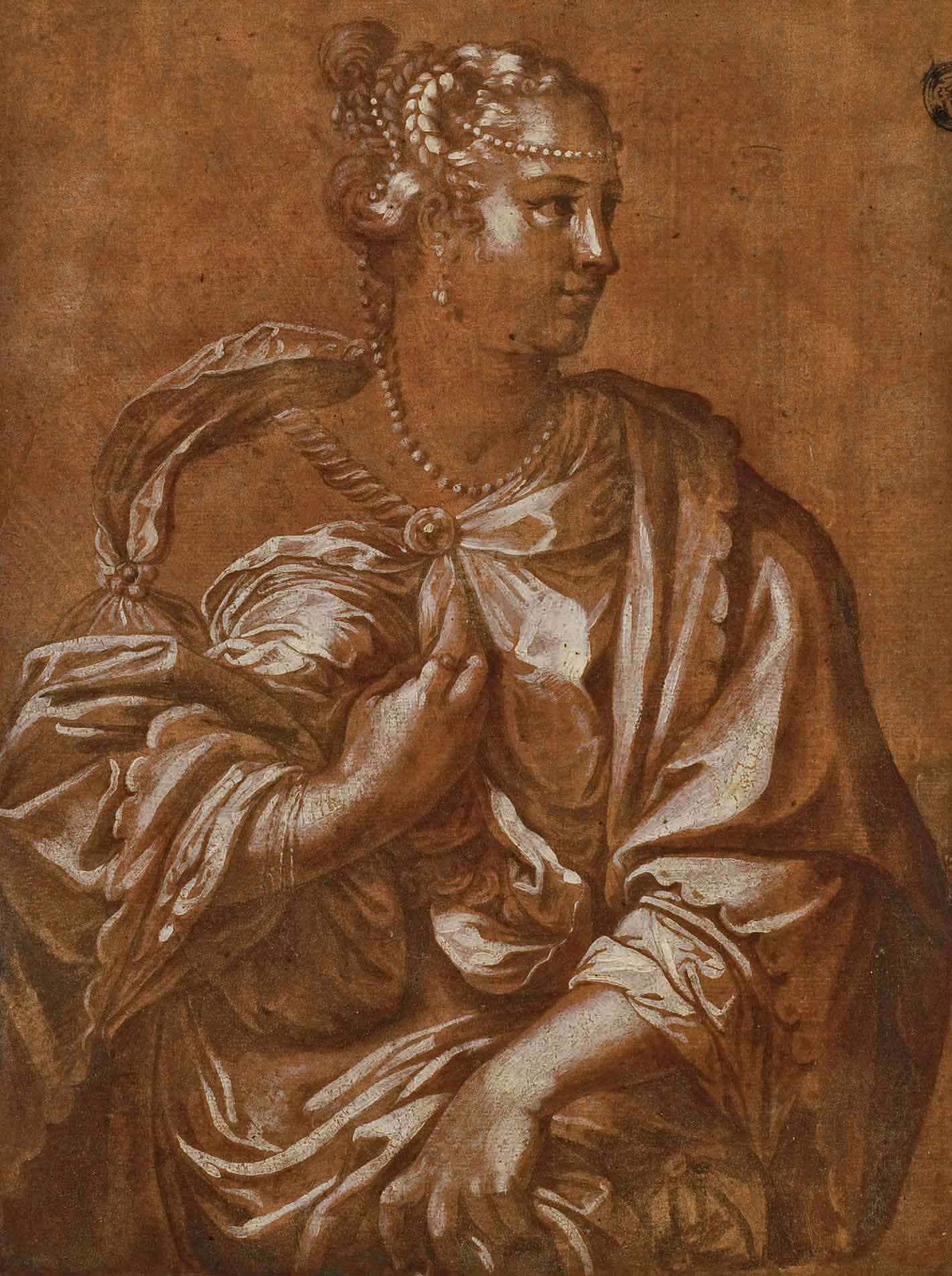 Paolo Veronese — Женская драпировка или украшение из бижутерии