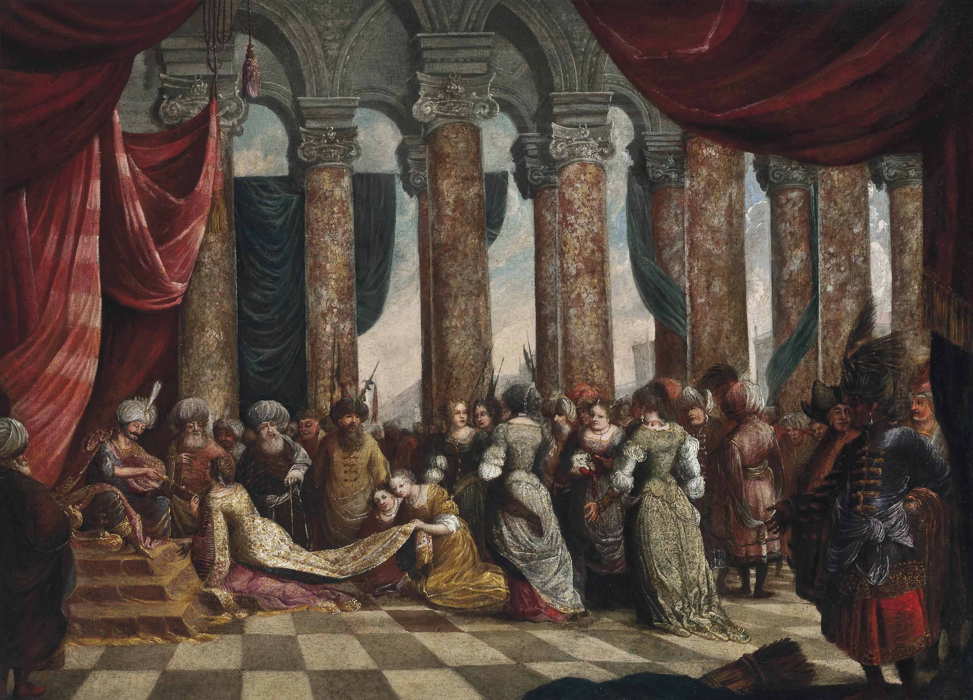 Paolo Veronese — Соломон и царица Савская