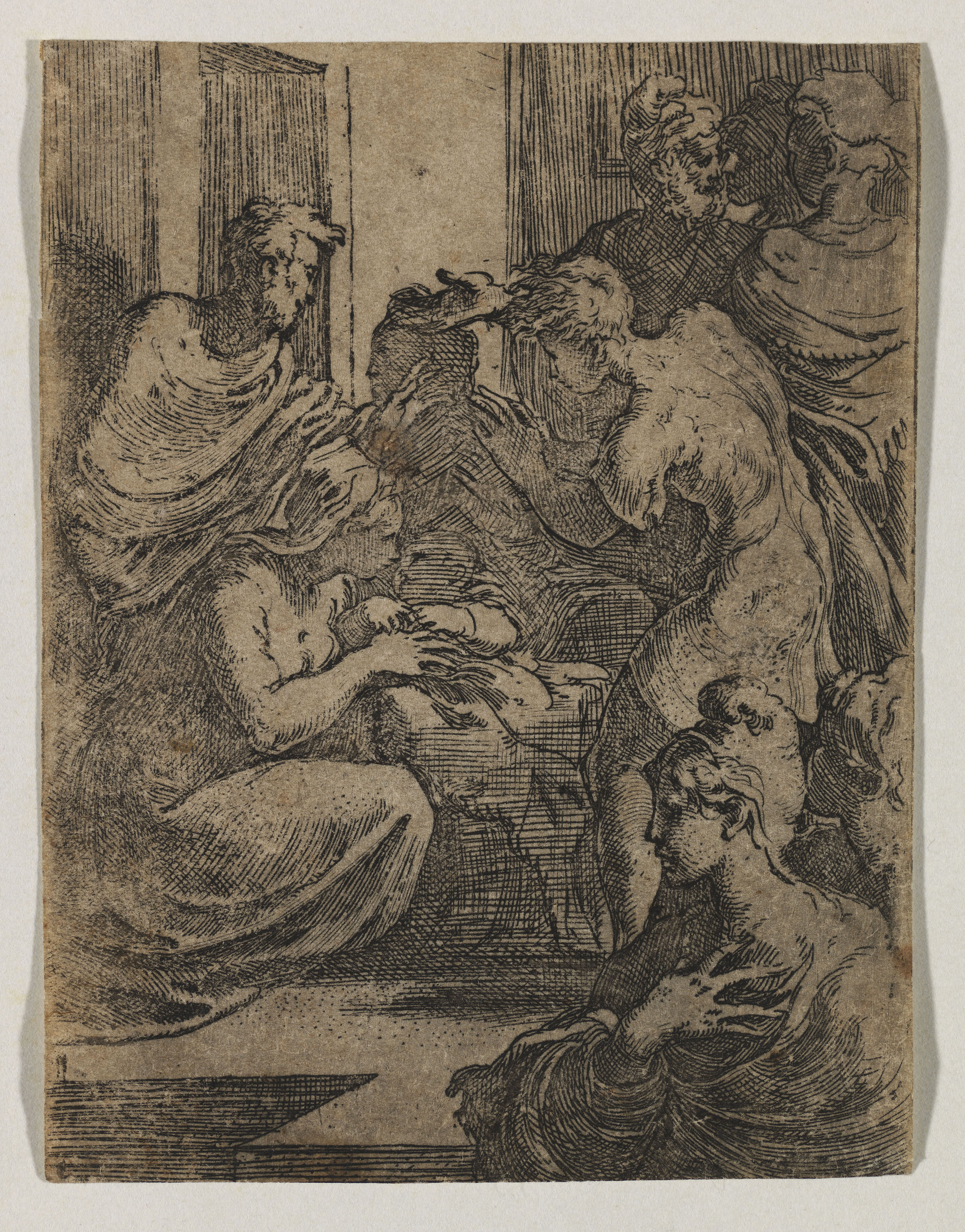 Parmigianino — Стоящий пастух, изображение 3